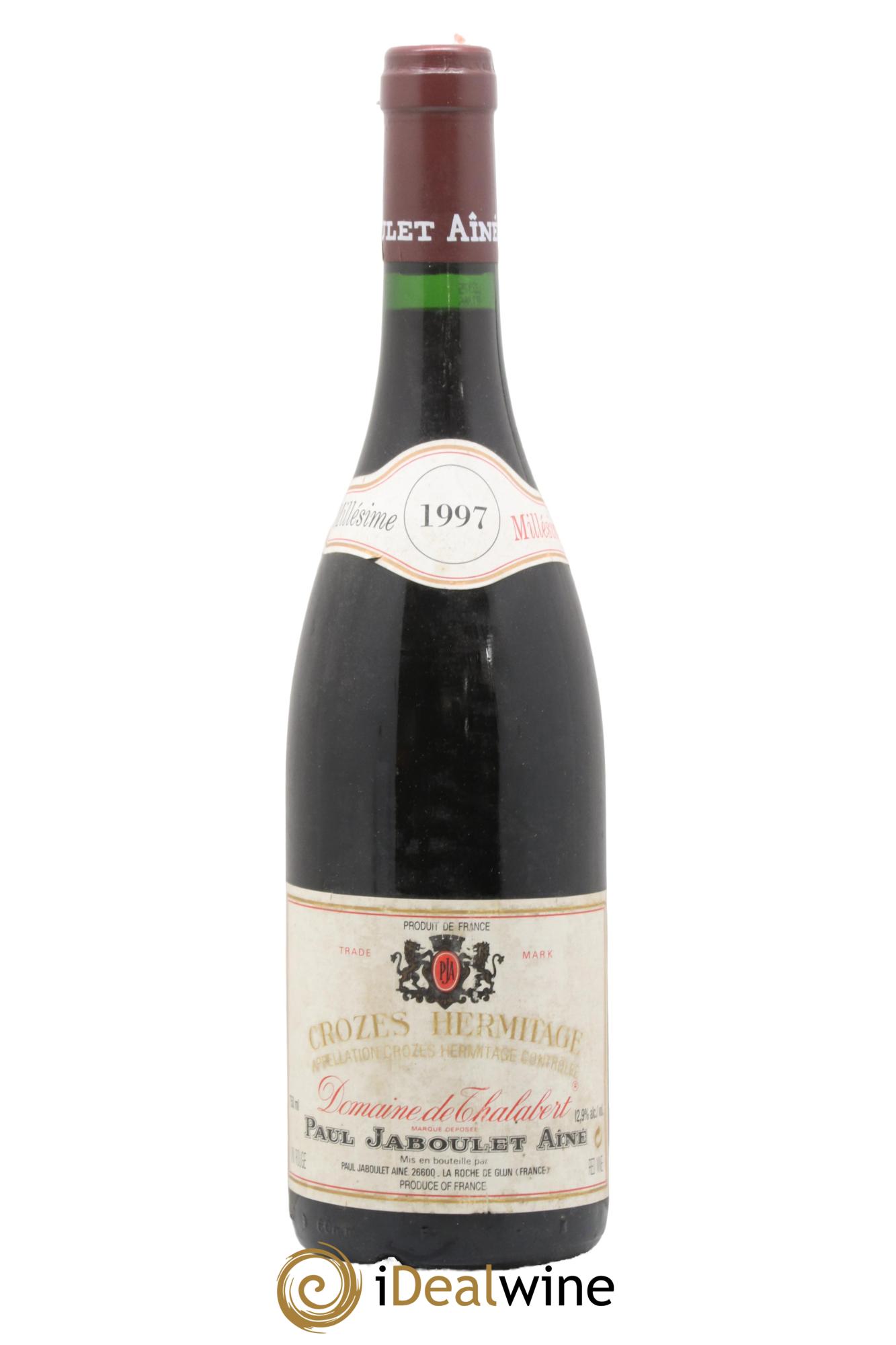 Crozes-Hermitage Domaine de Thalabert Paul Jaboulet Ainé 1997 - Lot de 1 bouteille - 0