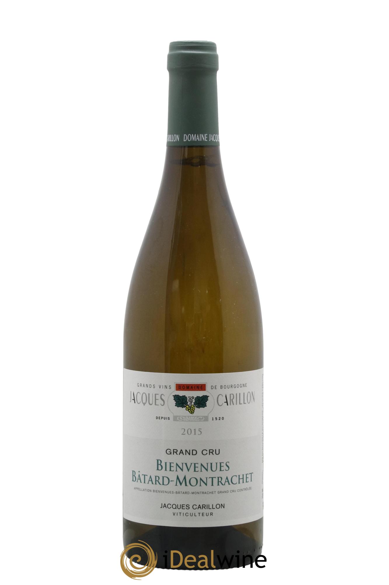Bienvenues-Bâtard-Montrachet Grand Cru Jacques Carillon (Domaine) 2015 - Lot de 1 bouteille - 0