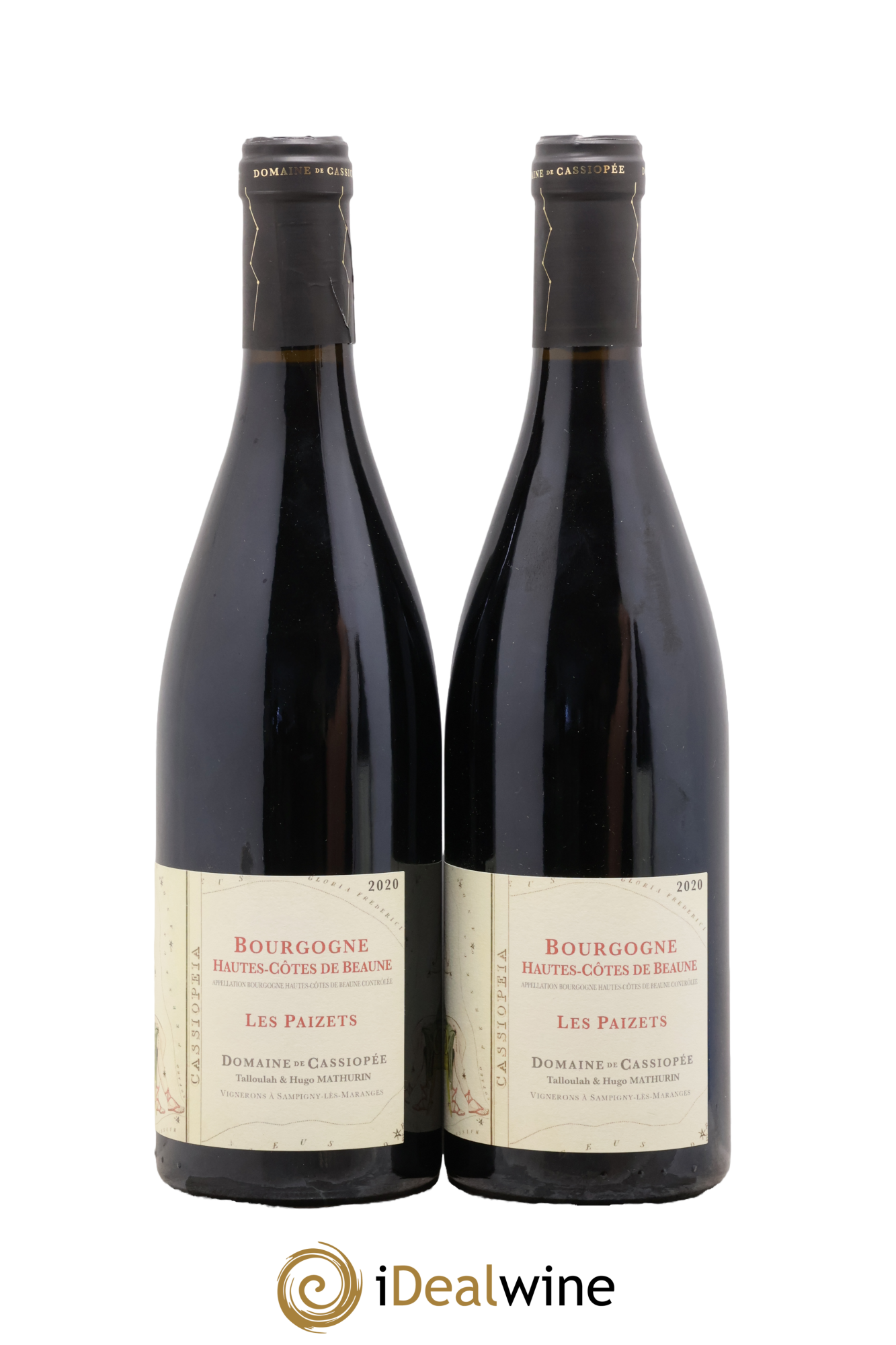 Hautes-Côtes de Beaune Les Paizets Domaine de Cassiopée 2020 - Posten von 2 Flaschen - 0