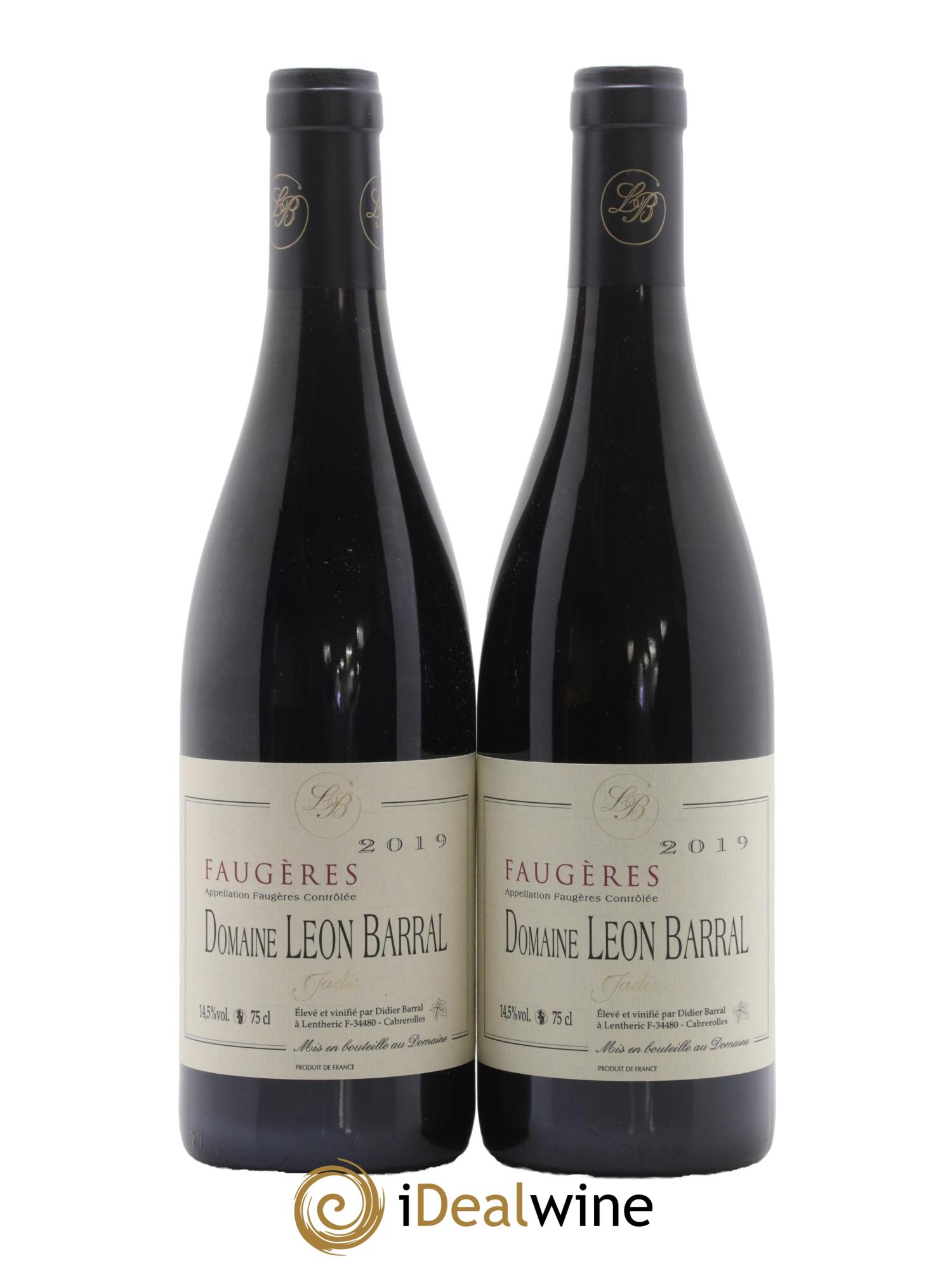 Faugères Jadis Domaine Léon Barral 2019 - Posten von 2 Flaschen - 0