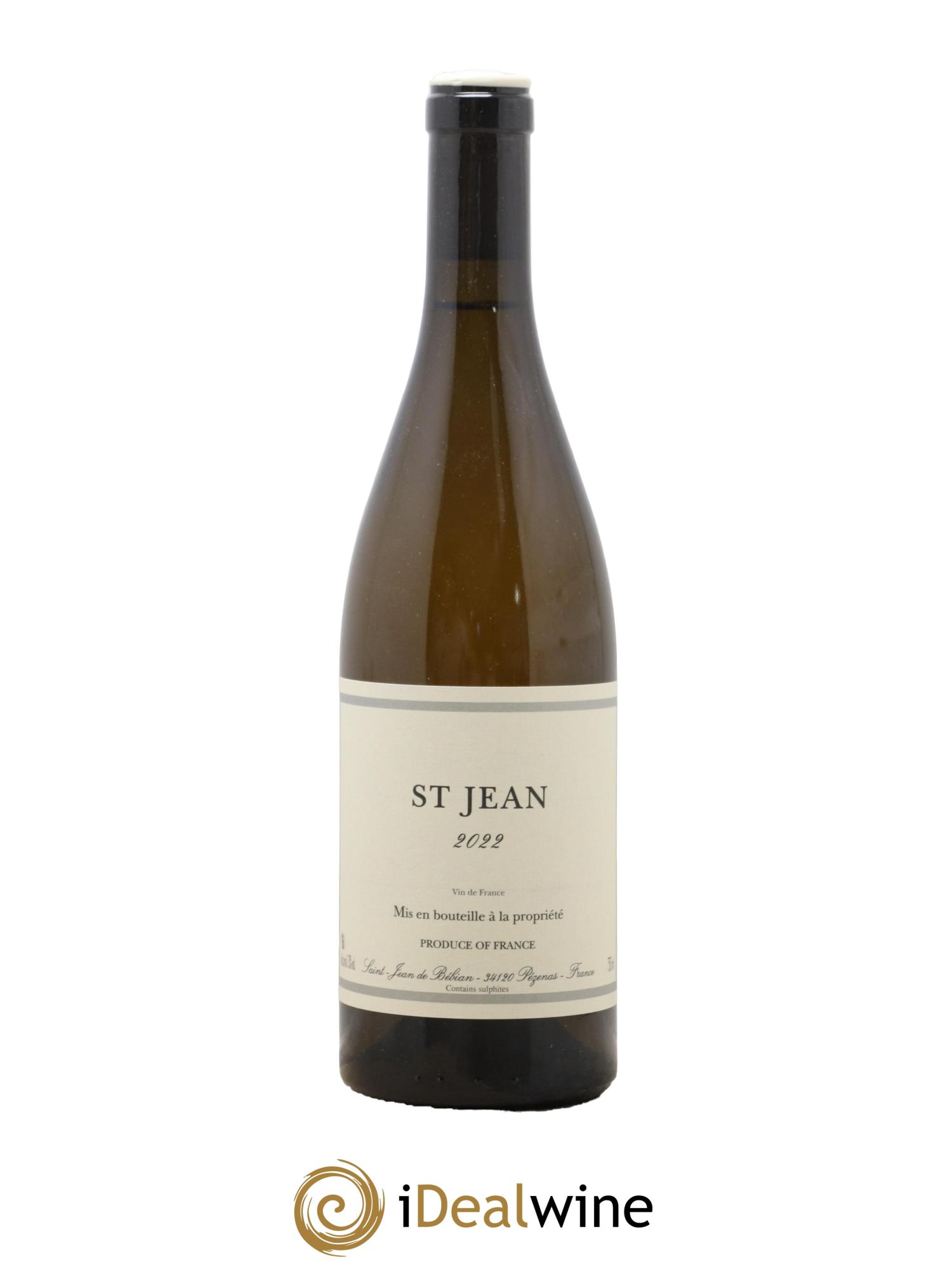 Vin de France Saint Jean Domaine Du Prieuré Saint Jean De Bebian 2022 - Lot de 1 bouteille - 0