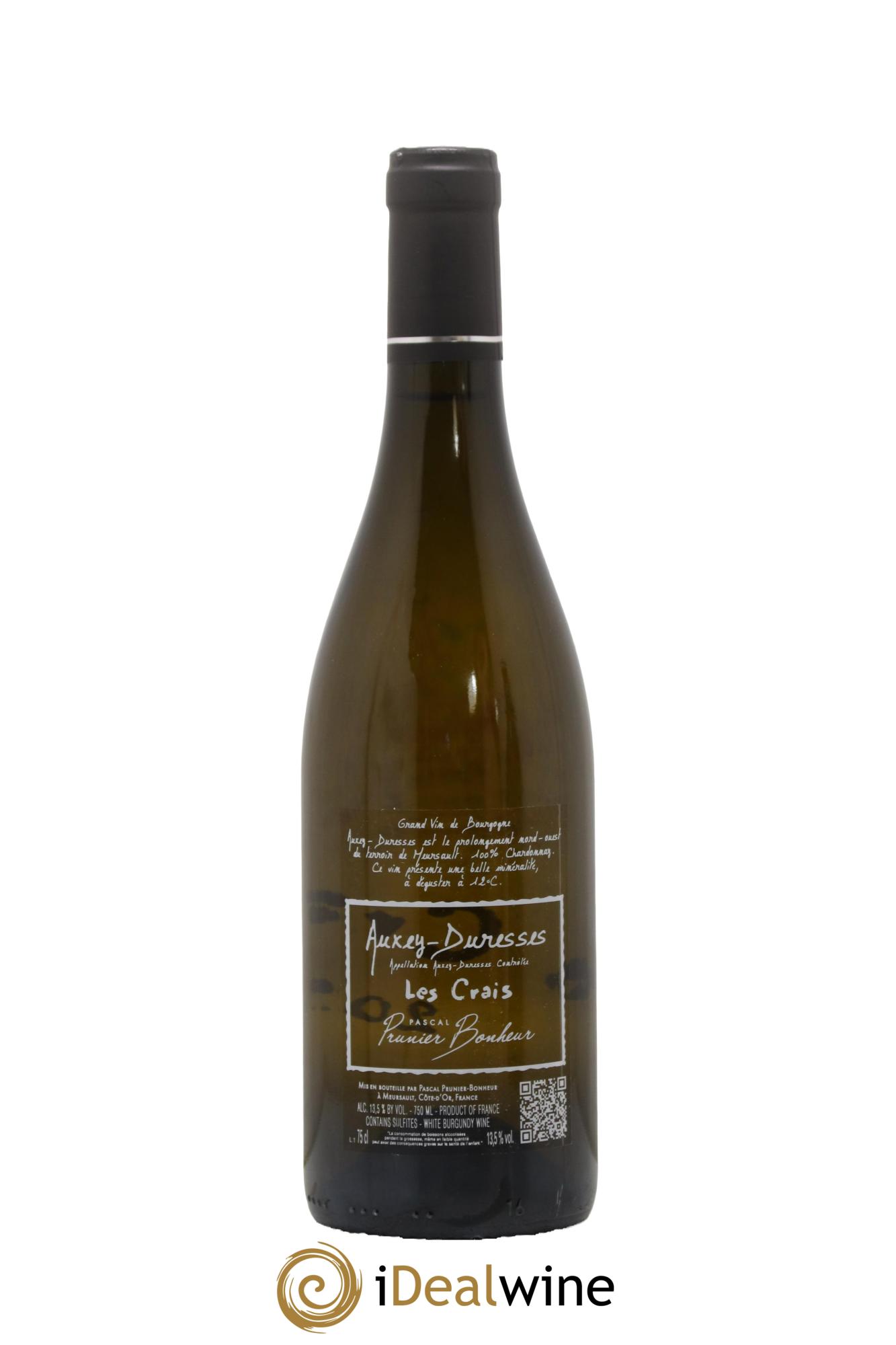 Auxey-Duresses Les Craies Pascal Prunier-Bonheur 2021 - Posten von 1 Flasche - 1