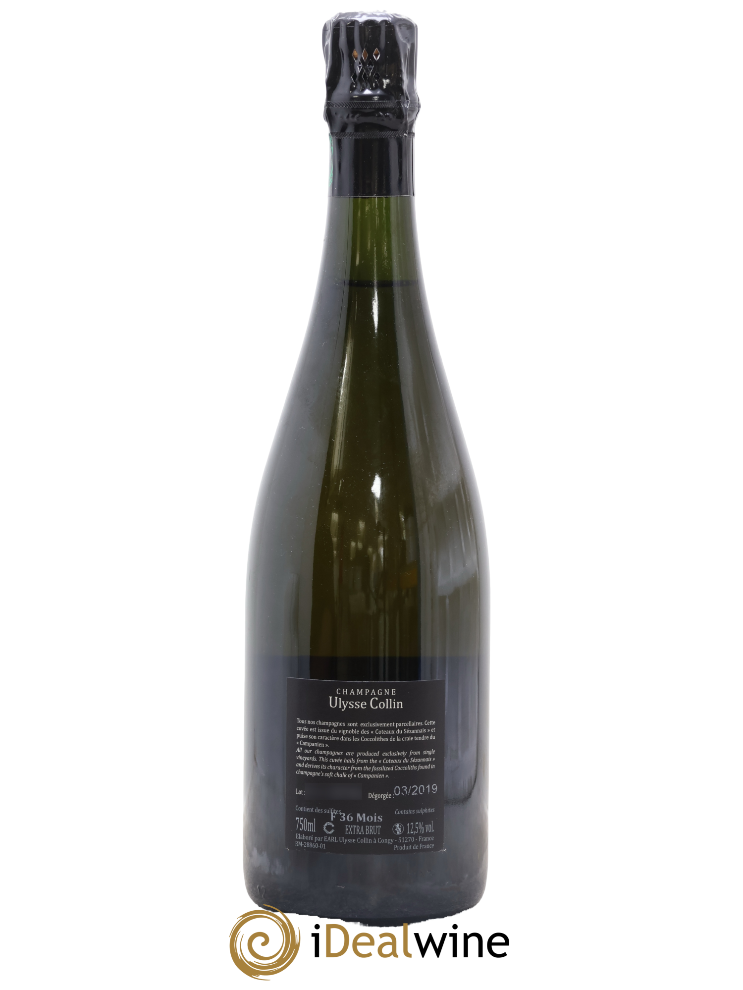 Les Maillons Blanc de Noirs Extra-Brut Ulysse Collin - Lot de 1 bouteille - 1