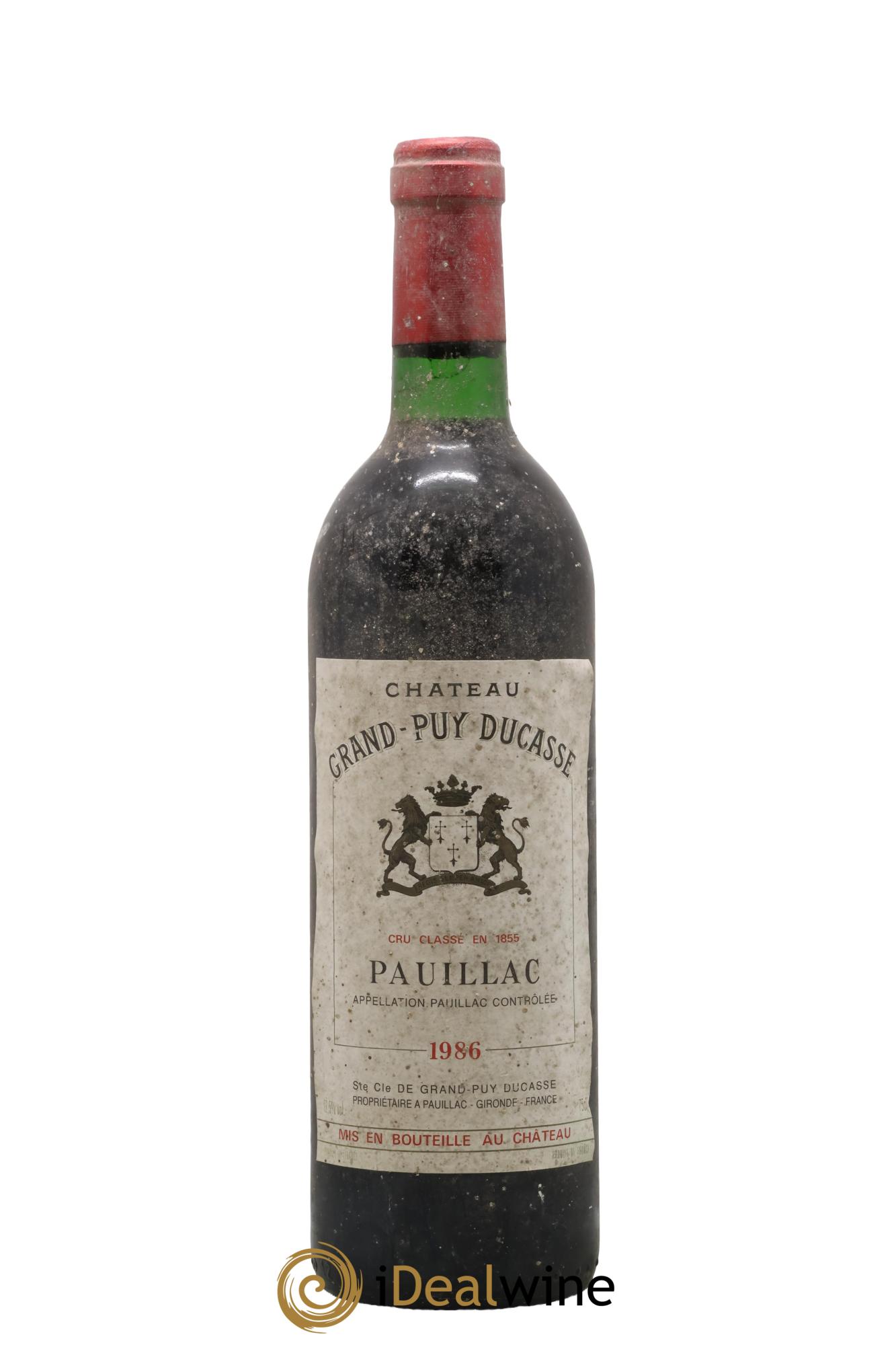 Château Grand Puy Ducasse 5ème Grand Cru Classé 1986 - Lote de 1 botella - 0