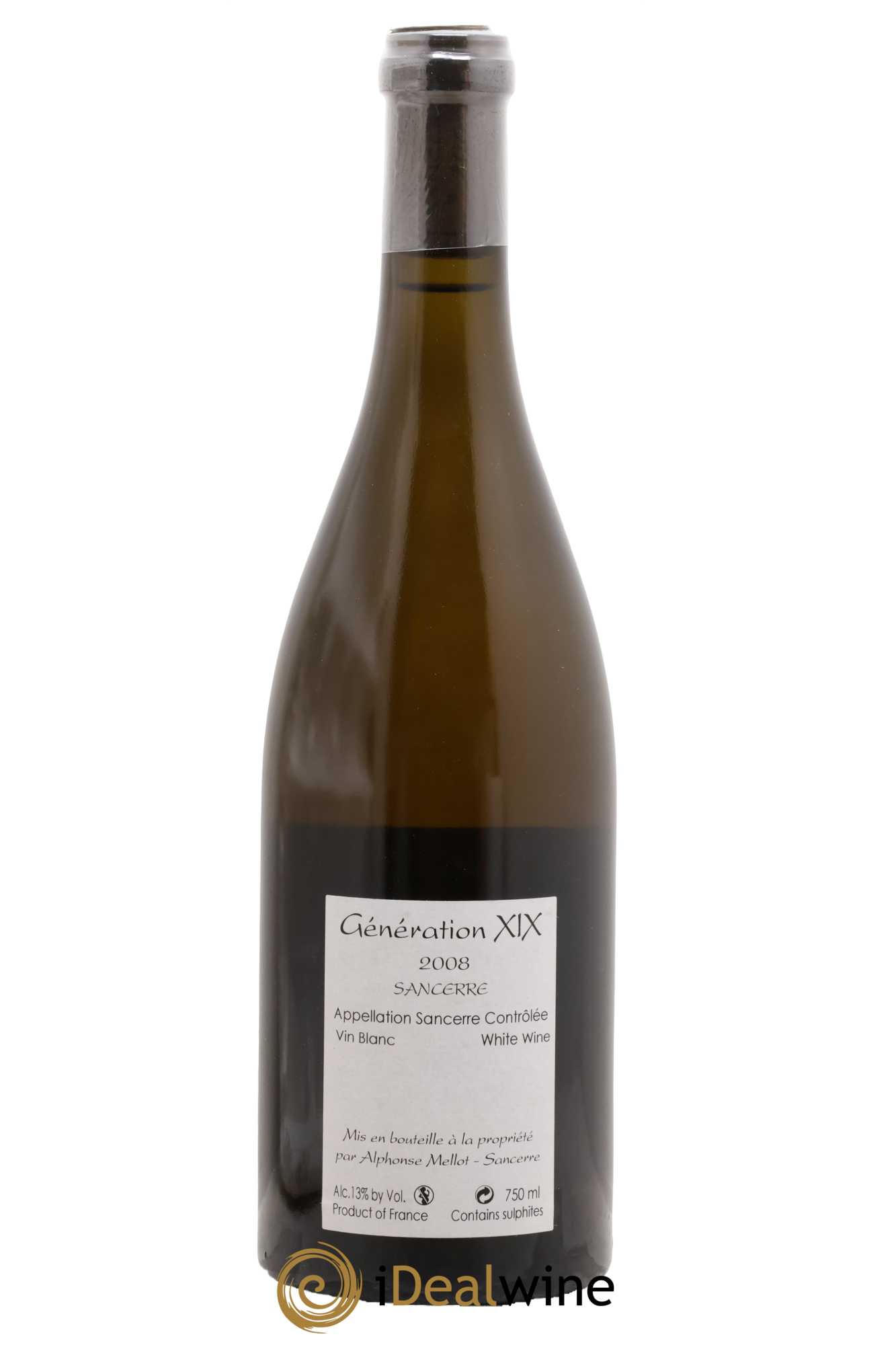 Sancerre Génération XIX Alphonse Mellot 2008 - Lot of 1 bottle - 1