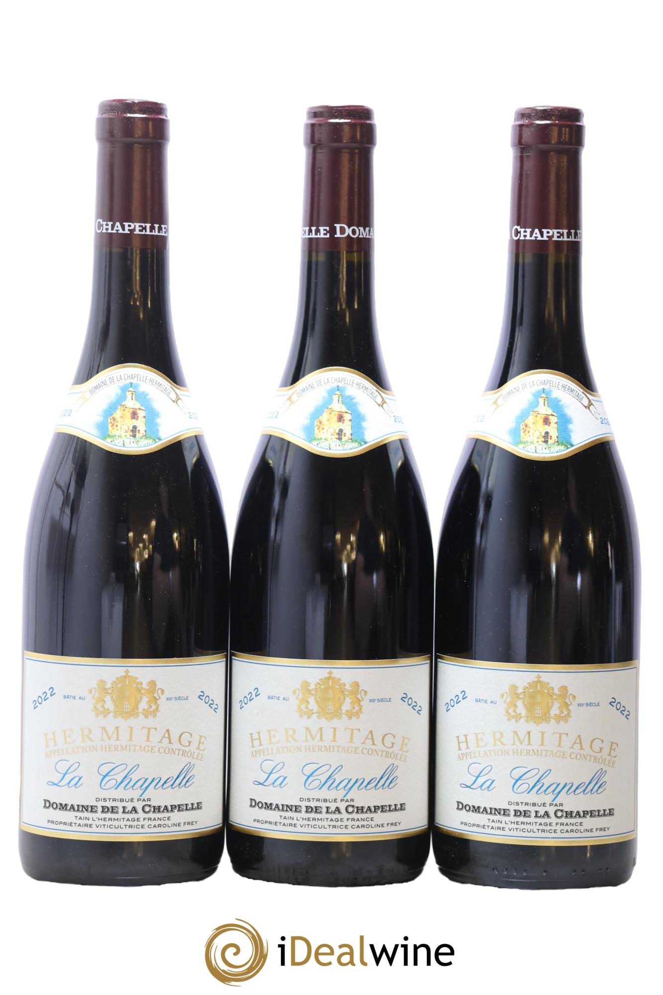 Hermitage La Chapelle Paul Jaboulet Ainé 2022 - Lot of 3 bottles - 0