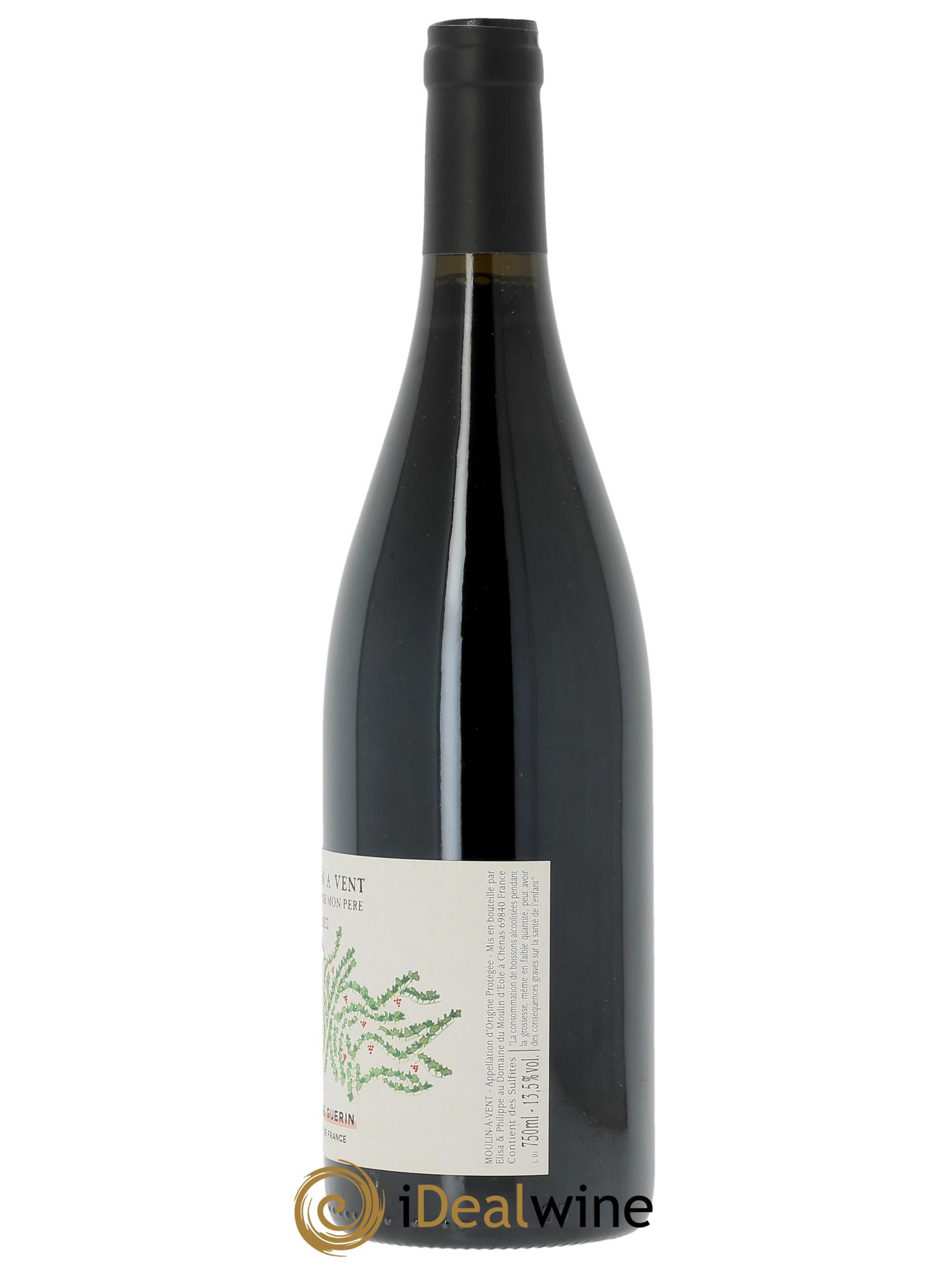 Moulin-à-Vent La vigne de mon père Elisa Guérin 2022 - Lot de 1 bouteille - 1