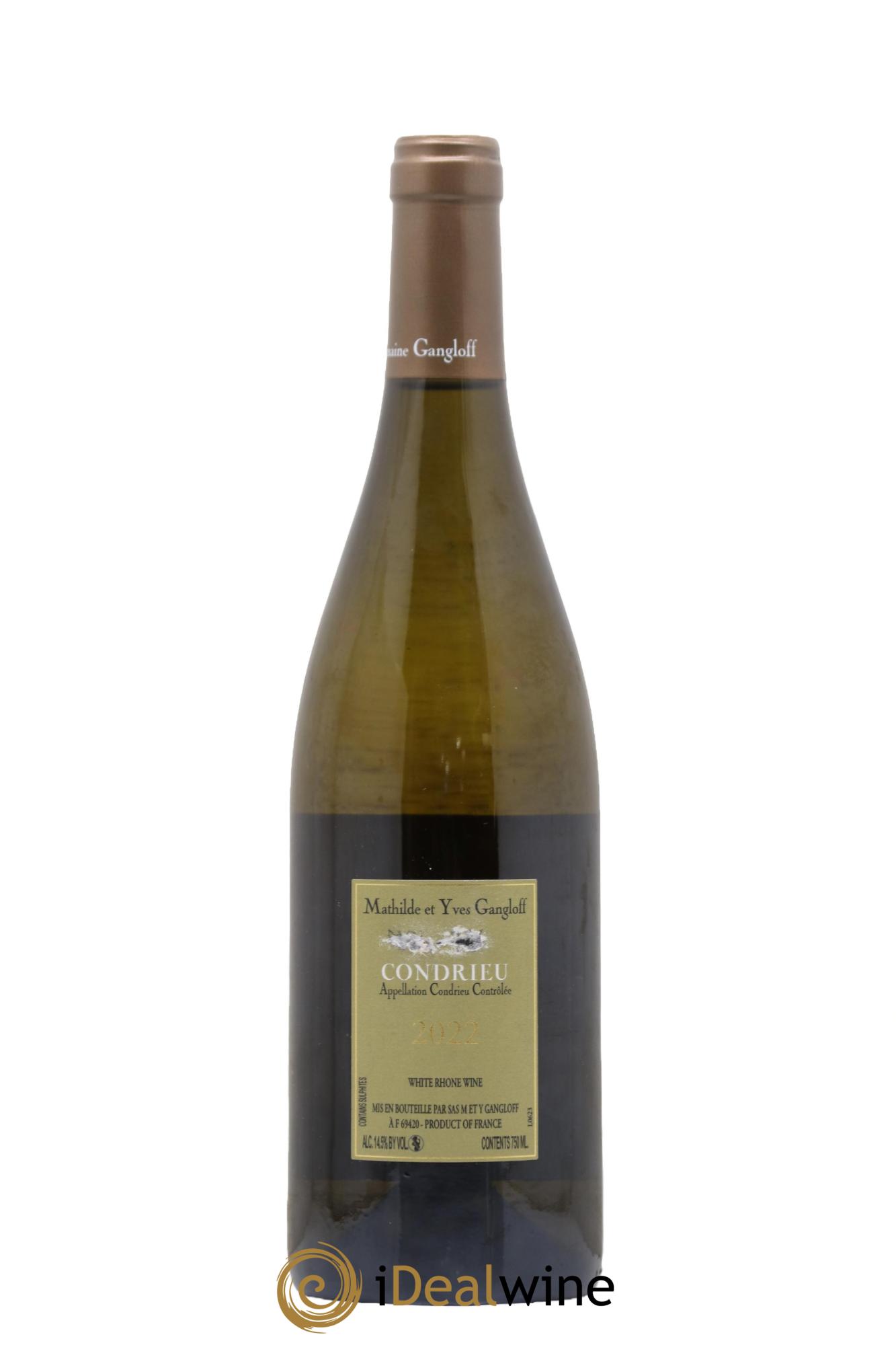 Condrieu Domaine Gangloff (Domaine) 2022 - Lot de 1 bouteille - 1