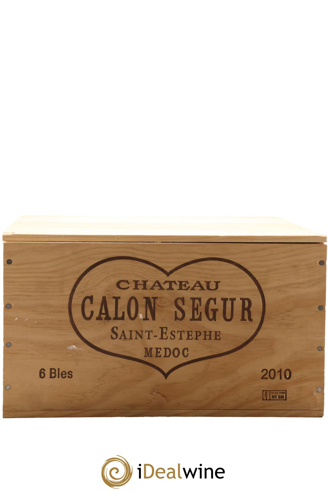 Château Calon Ségur 3ème Grand Cru Classé 2010 - Lot of 6 bottles - 1