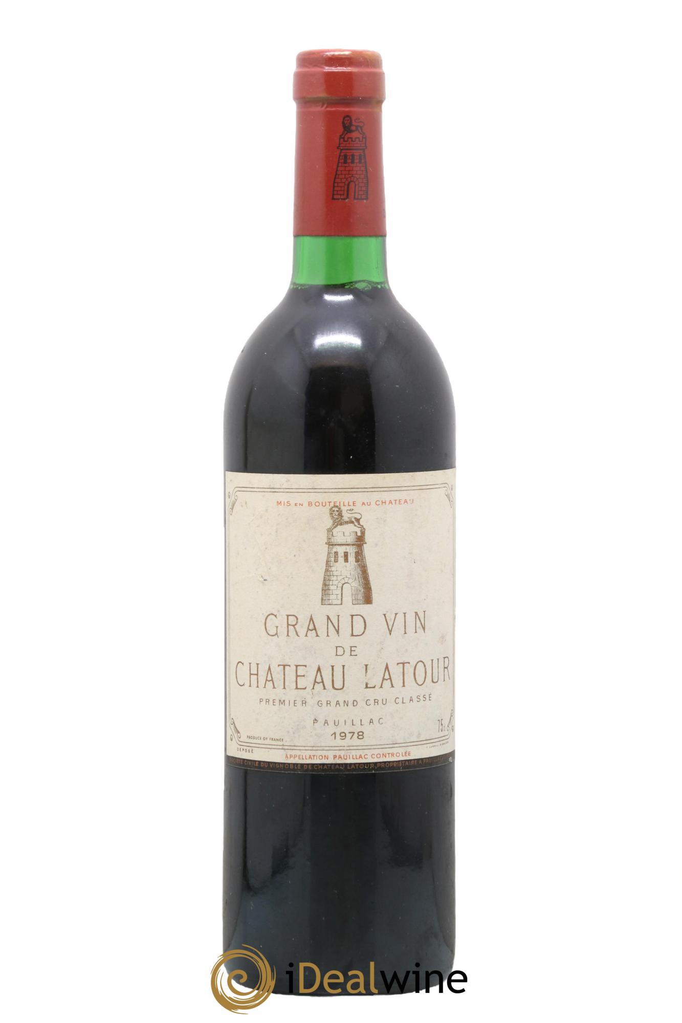 Château Latour 1er Grand Cru Classé 1978 - Lot de 1 bouteille - 0