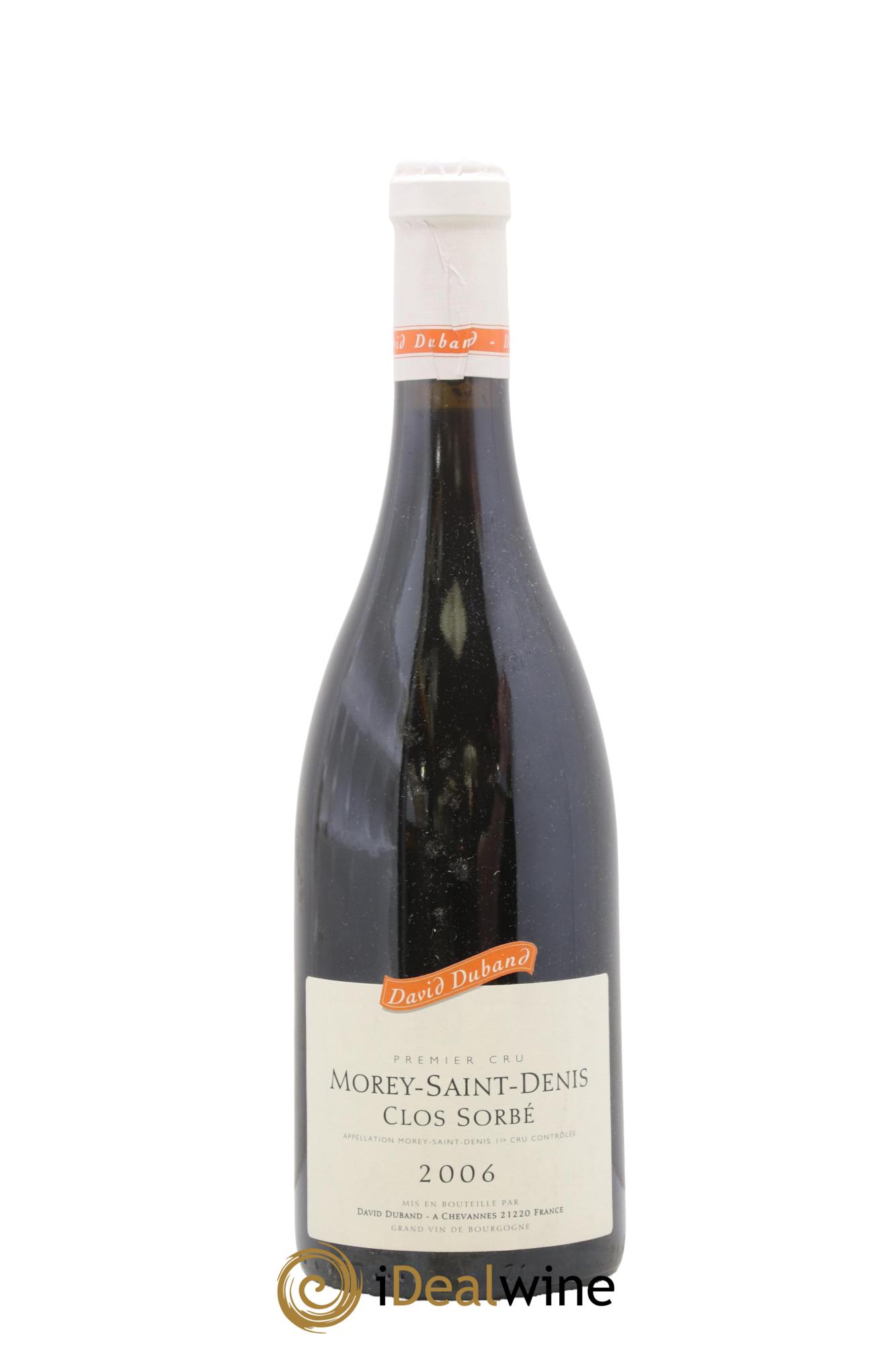 Morey-Saint-Denis 1er Cru Clos Sorbè David Duband (Domaine) 2006 - Posten von 1 Flasche - 0