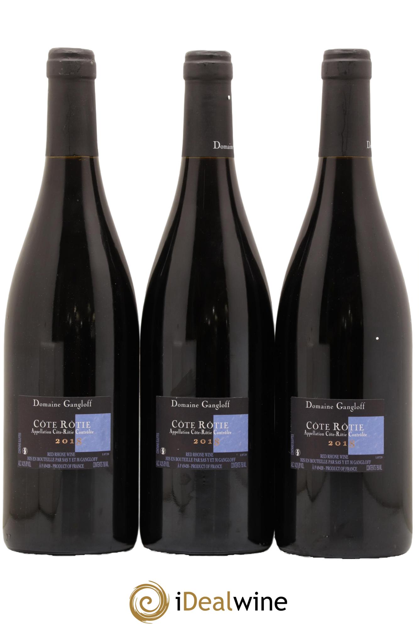 Côte-Rôtie La Barbarine Gangloff (Domaine) 2018 - Lot de 3 bouteilles - 1