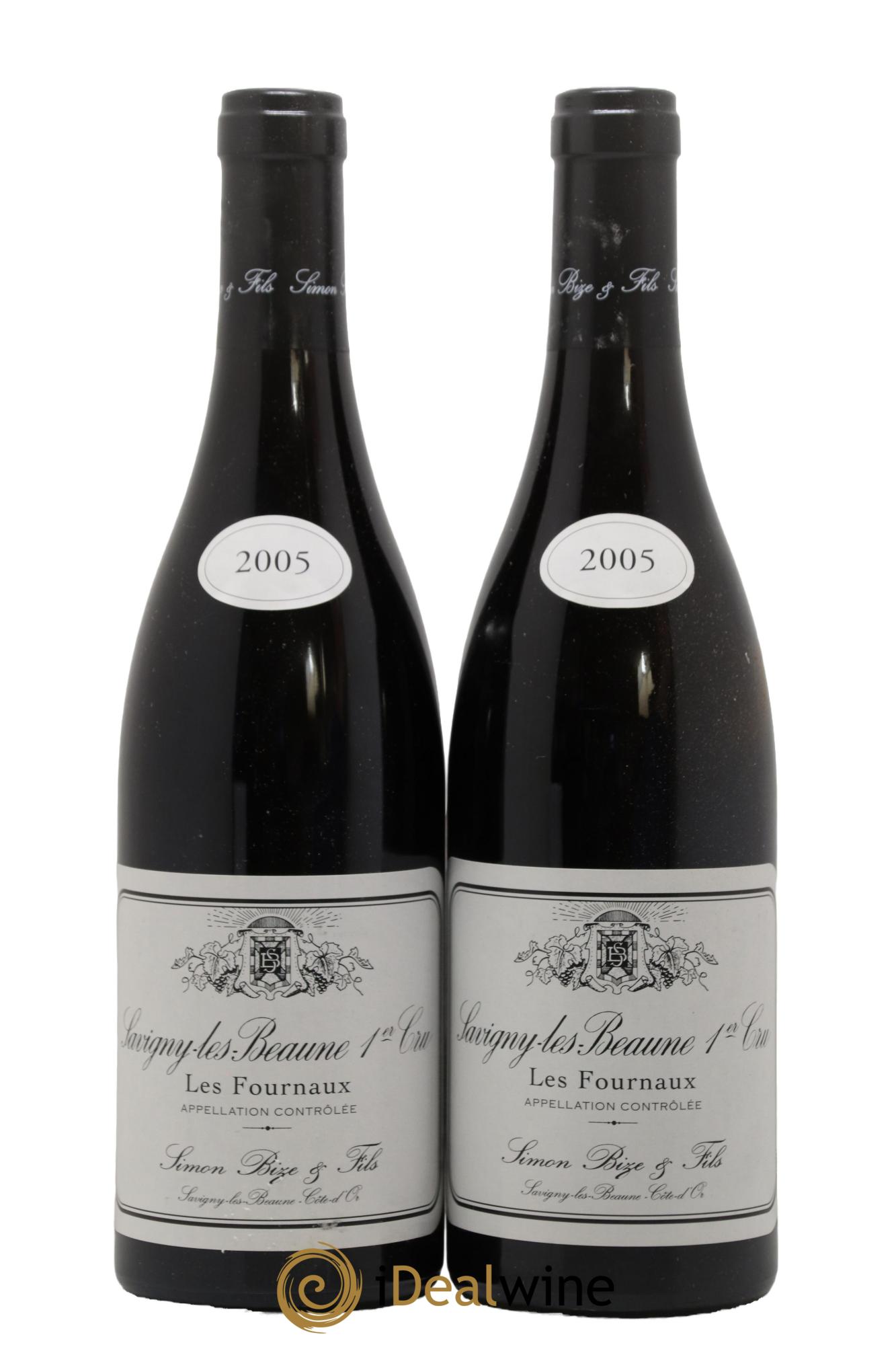 Savigny-lès-Beaune 1er Cru Les Fournaux Simon Bize & Fils 2005 - Lotto di 2 bottiglie - 0