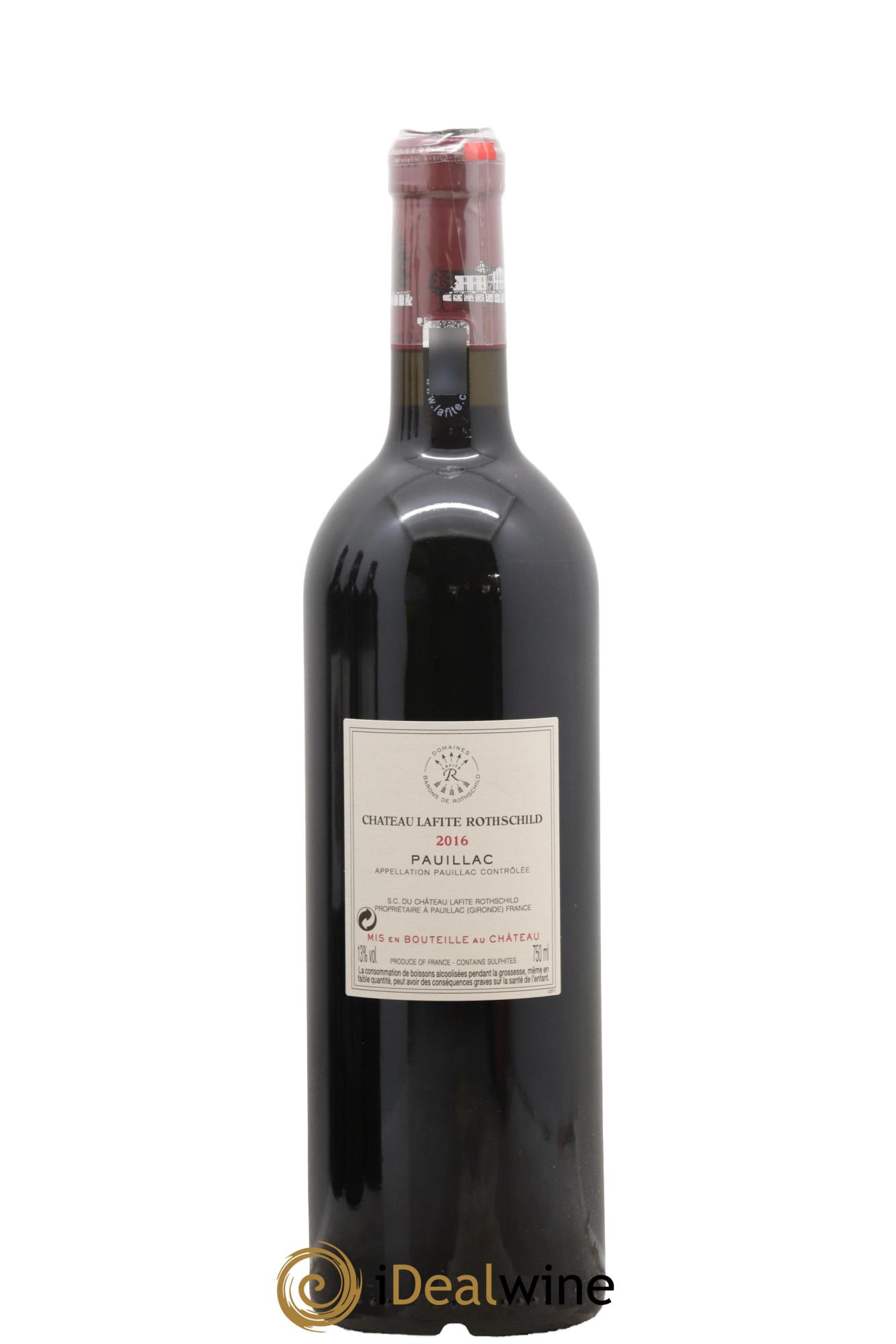 Château Lafite Rothschild 1er Grand Cru Classé 2016 - Lot of 1 bottle - 1
