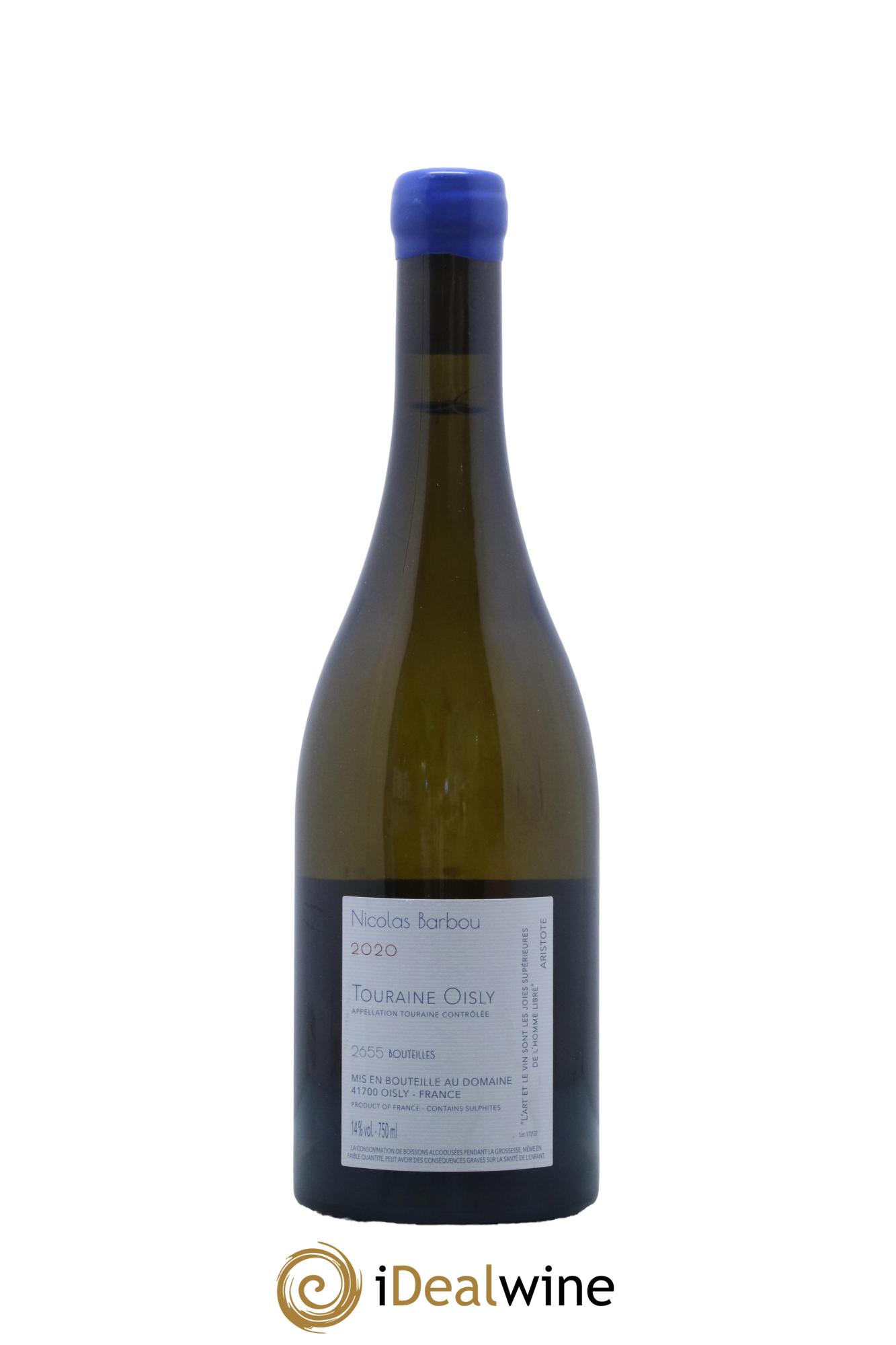 Touraine-Oisly Utopie Créative Nicolas Barbou 2020 - Posten von 1 Flasche - 1