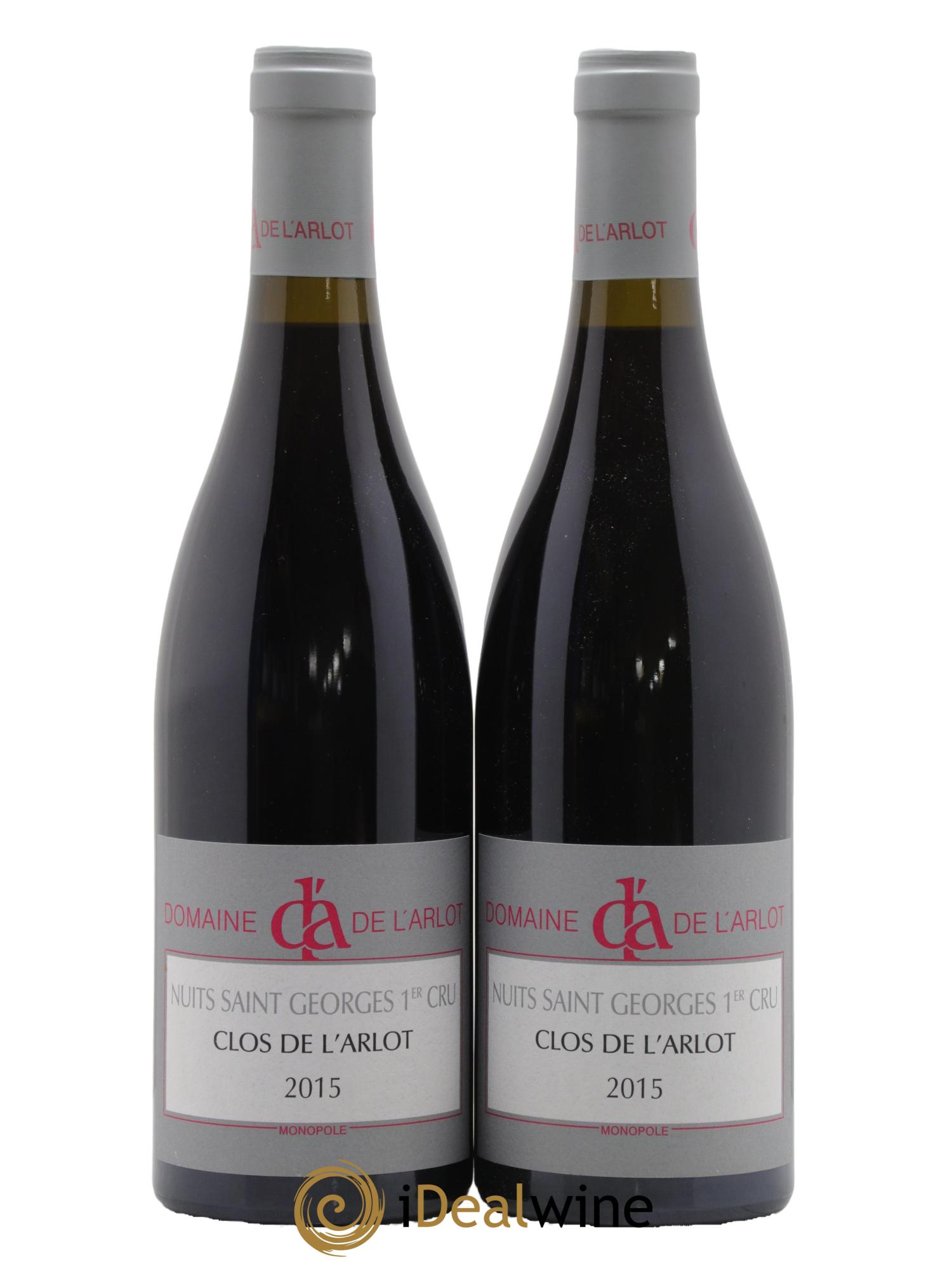 Nuits-Saint-Georges 1er Cru Clos de l'Arlot Domaine de l'Arlot 2015 - Lot de 2 bouteilles - 0