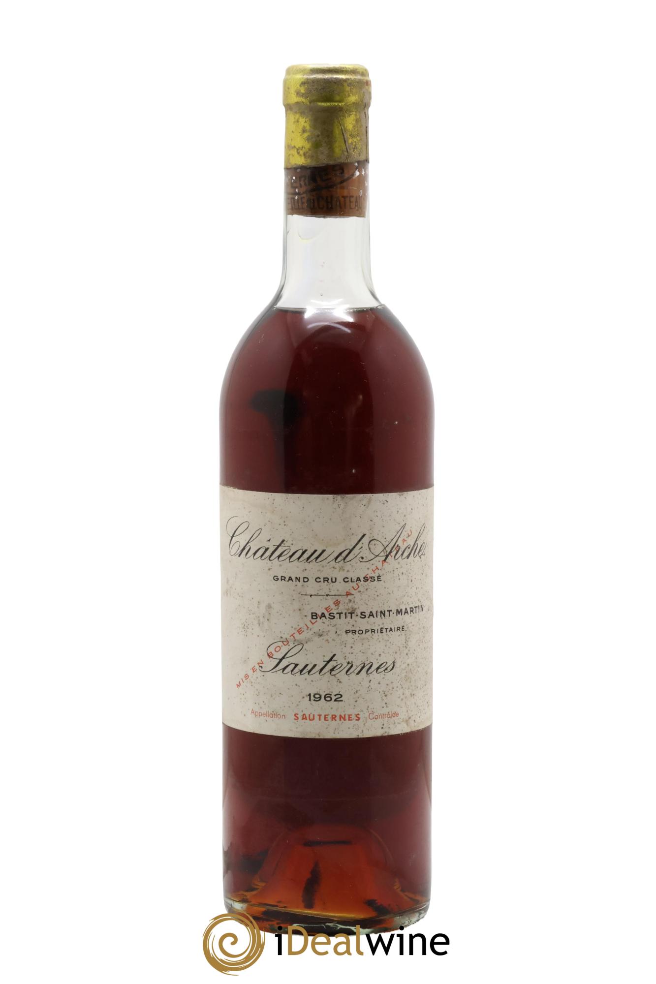Château d' Arche 2ème Grand Cru Classé 1962 - Lot de 1 bouteille - 0