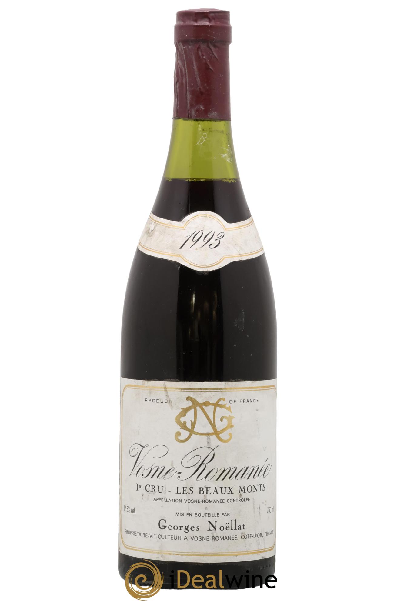 Vosne-Romanée 1er Cru Les Beaux Monts Georges Noëllat (Domaine) 1993 - Posten von 1 Flasche - 0