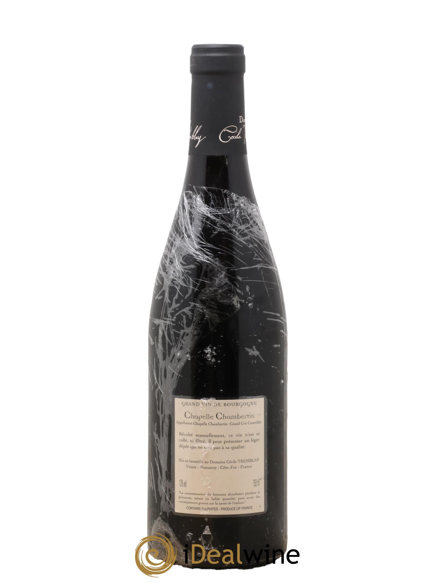 Chapelle-Chambertin Grand Cru Cécile Tremblay 2010 - Lot of 1 bottle - 1