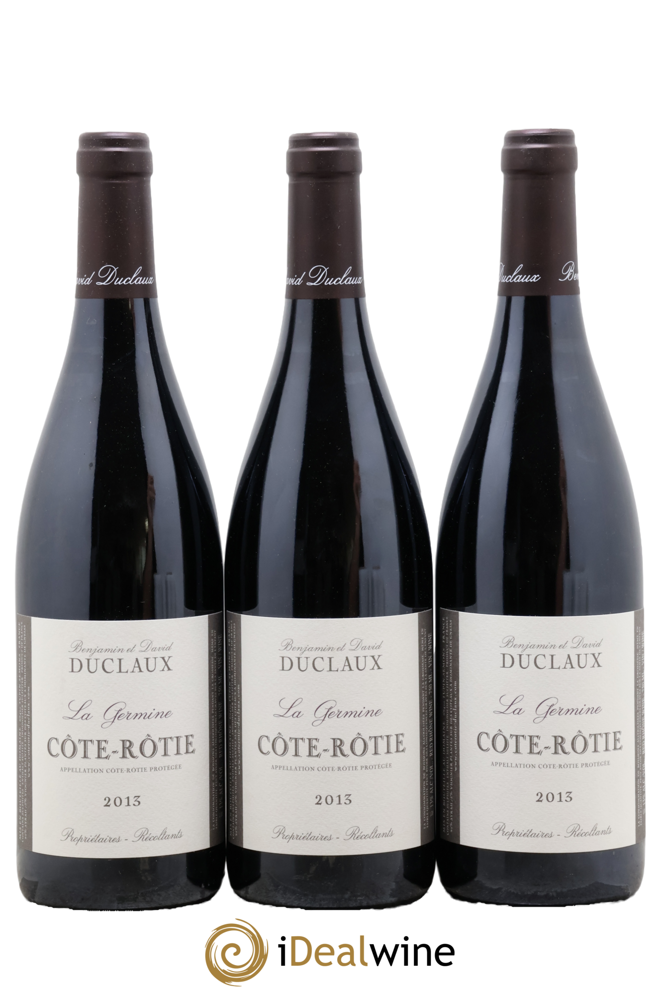 Côte-Rôtie La Germine Domaine Duclaux 2013 - Lot of 3 bottles - 0