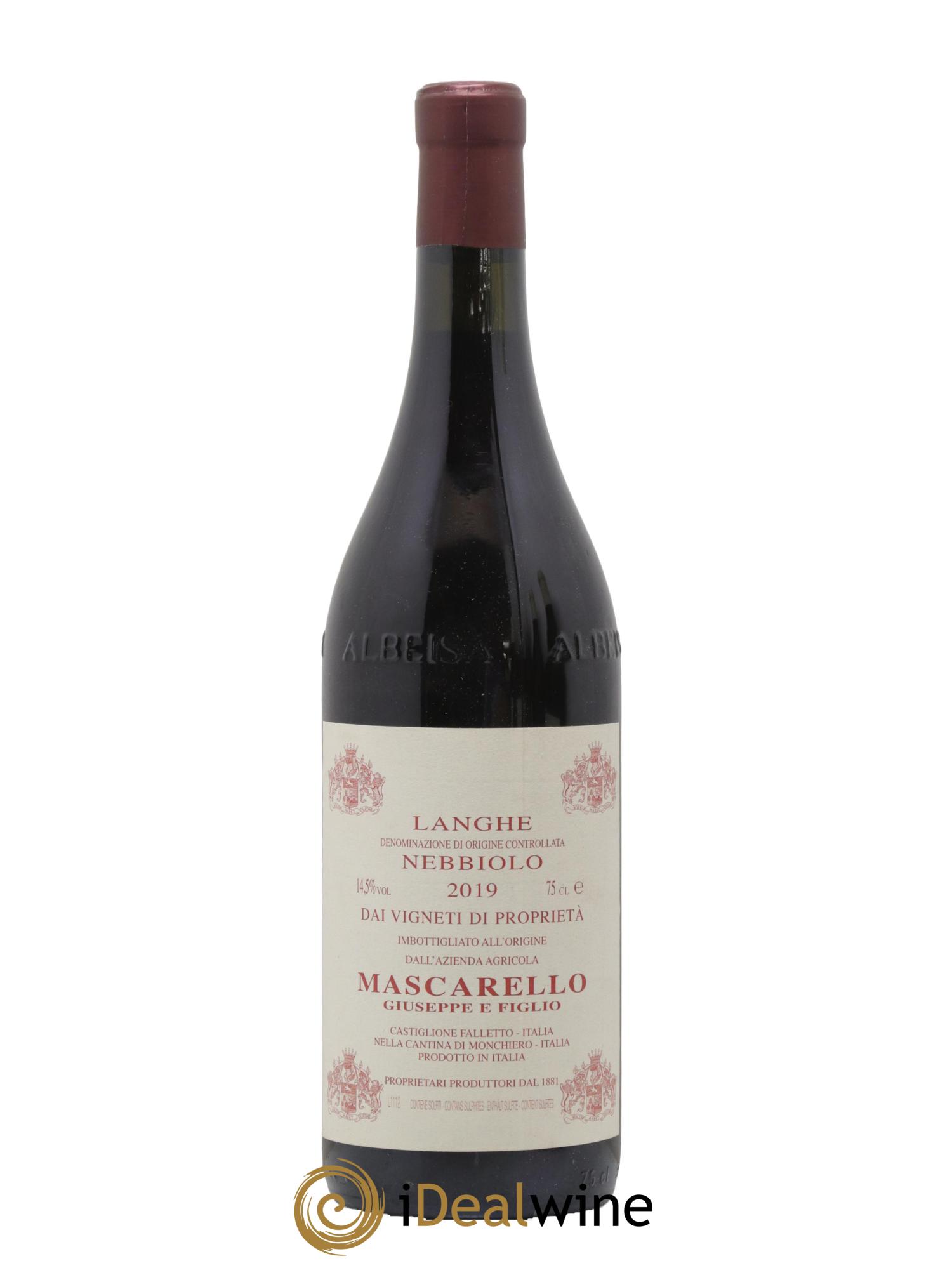 Langhe DOC Nebbiolo Giuseppe Mascarello 2019 - Lotto di 1 bottiglia - 0