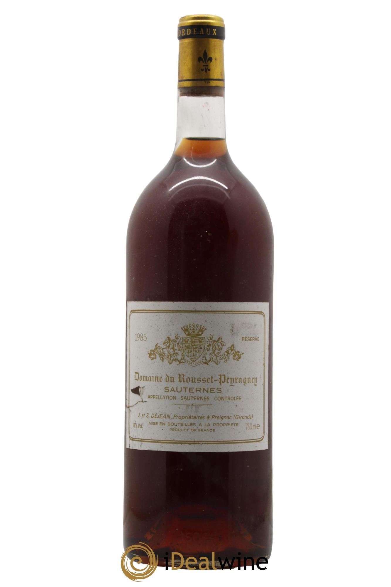 Sauternes Domaine du Rousset Peyraguey 1985 - Posten von 1 Magnum - 0