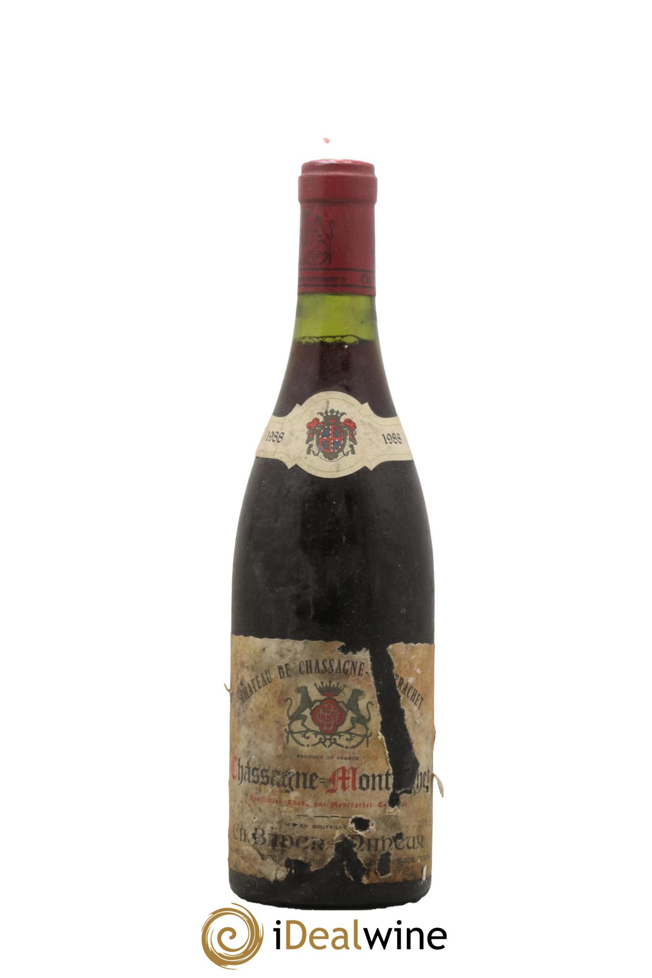 Chassagne-Montrachet Bader Mimer 1988 - Lot de 1 bouteille - 0