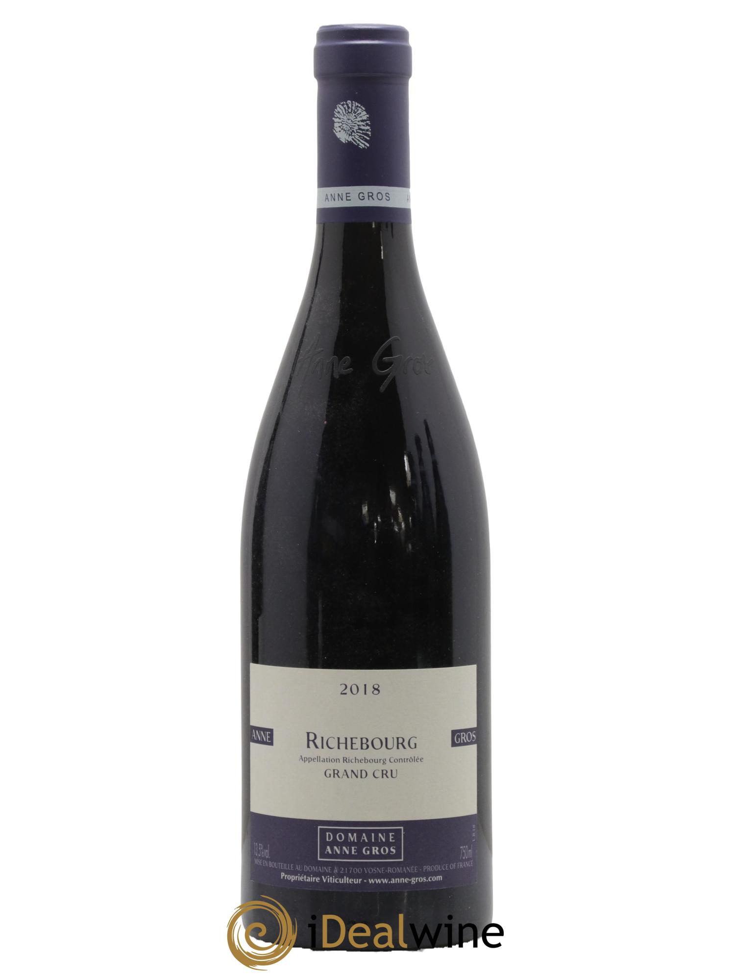 Richebourg Grand Cru Anne Gros 2018 - Lot de 1 bouteille - 0