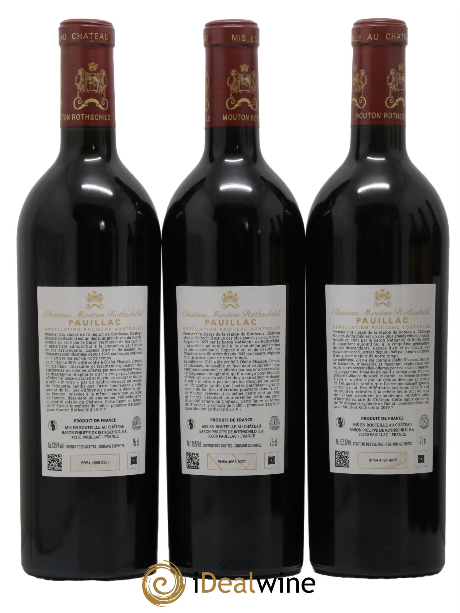 Château Mouton Rothschild 1er Grand Cru Classé 2019 - Lot de 6 bouteilles - 2