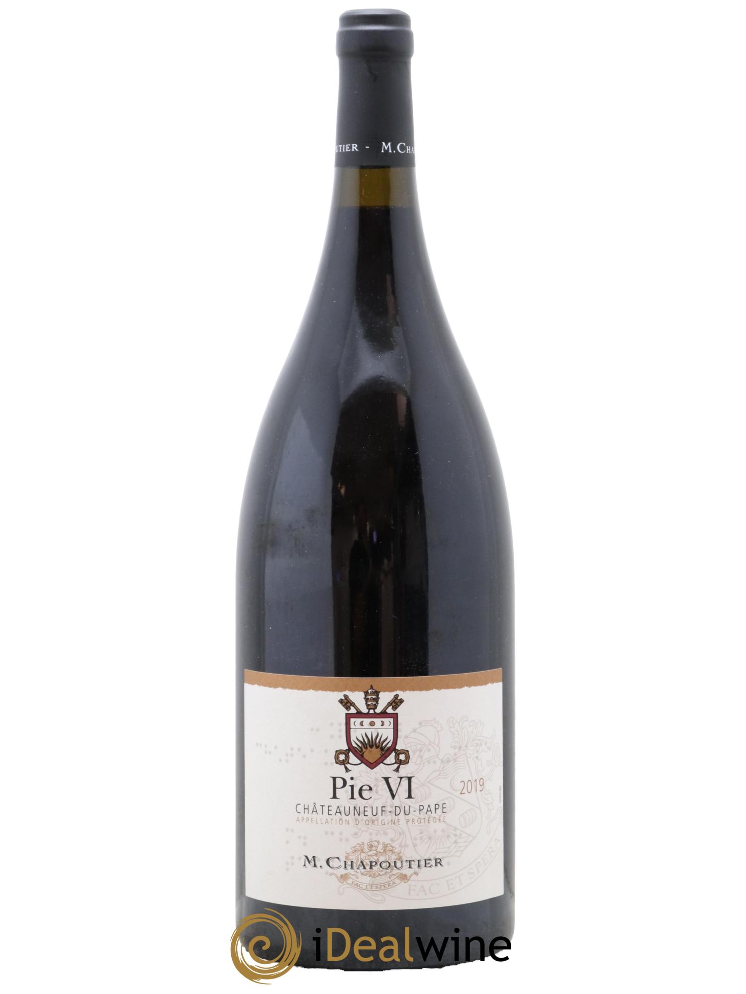 Châteauneuf-du-Pape Pie VI Chapoutier 2019 - Lot de 1 magnum - 0