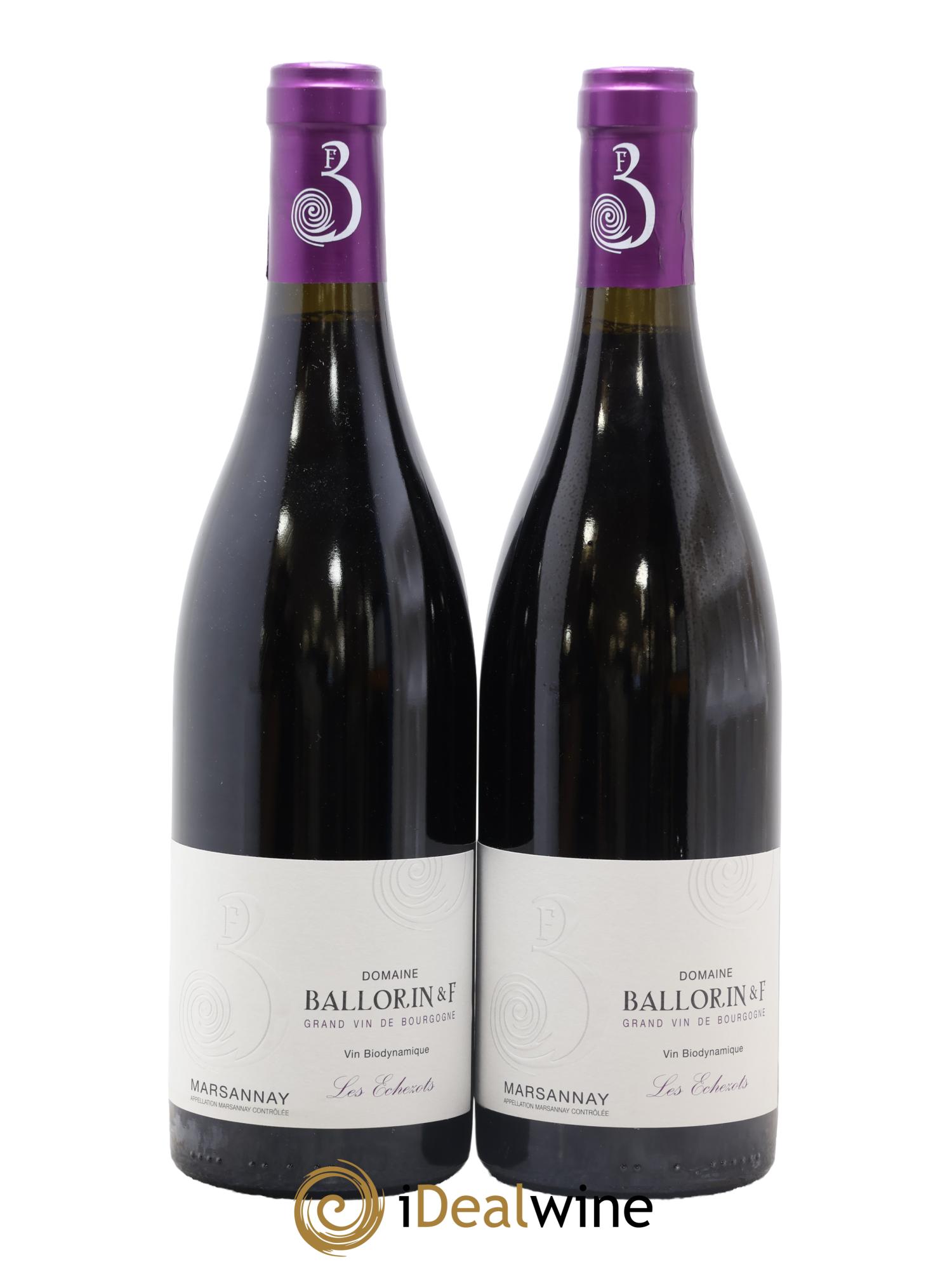 Marsannay Les Echezots Ballorin & F(Domaine) 2015 - Lot of 2 bottles - 0