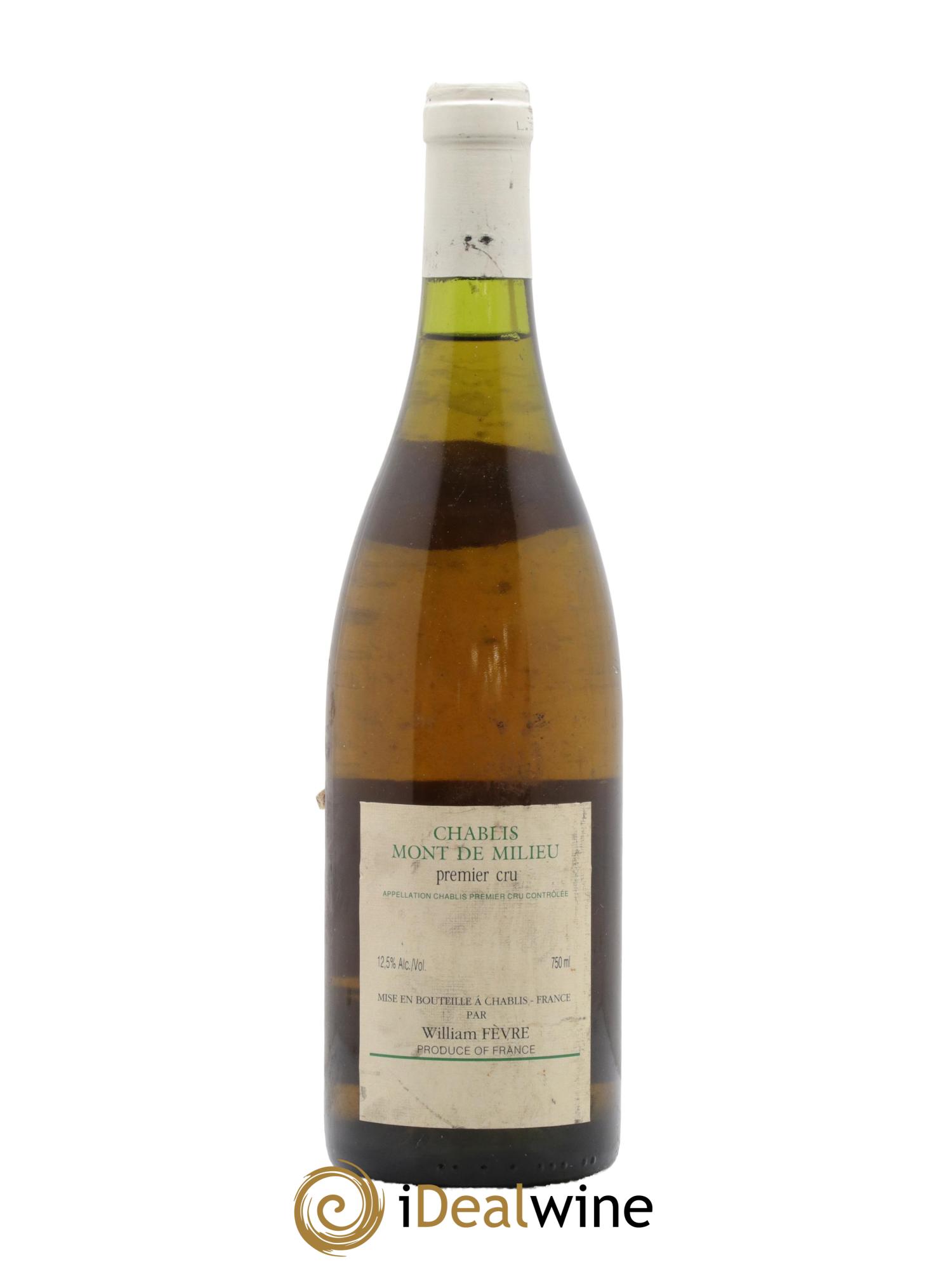 Chablis 1er Cru Mont de Milieu William Fèvre 1992 - Lotto di 1 bottiglia - 1