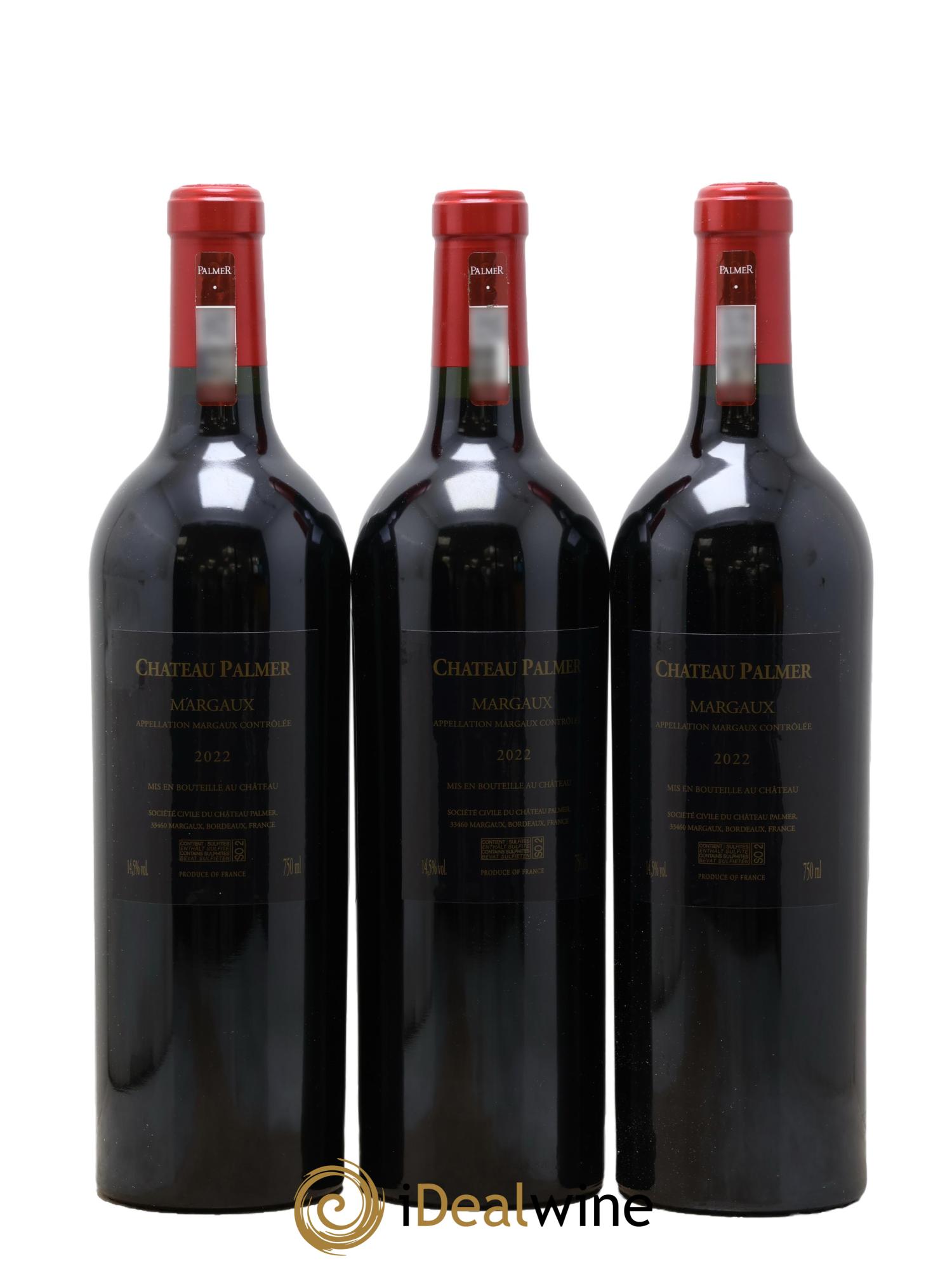 Château Palmer 3ème Grand Cru Classé 2022 - Lot de 6 bouteilles - 4