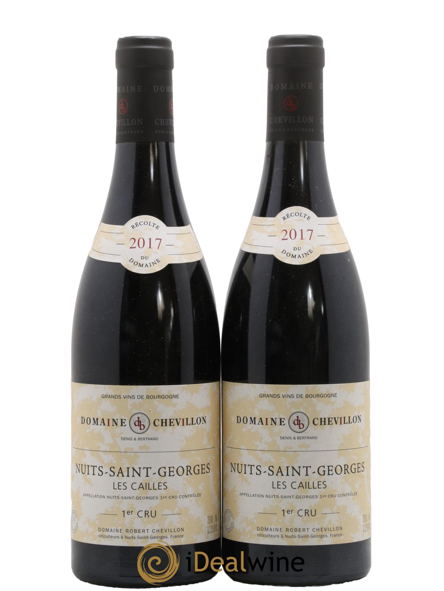 Nuits-Saint-Georges 1er Cru Les Cailles Robert Chevillon 2017 - Lot de 2 bouteilles - 0