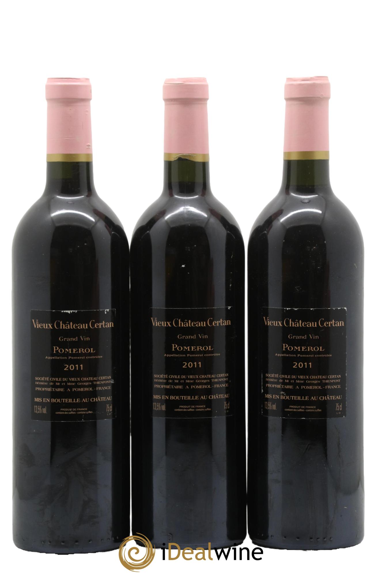 Vieux Château Certan 2011 - Lot de 3 bouteilles - 1