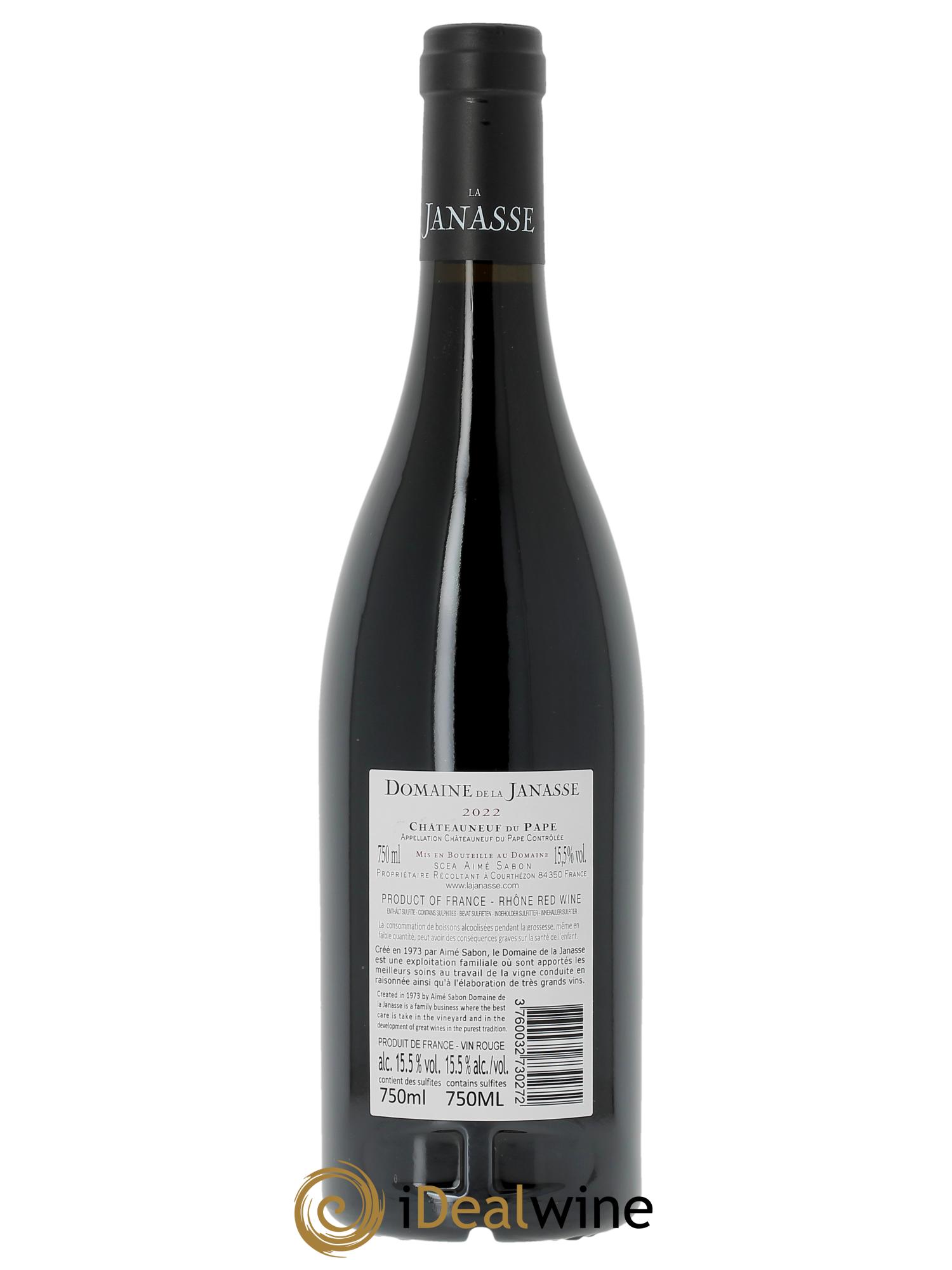 Châteauneuf-du-Pape La Janasse (Domaine de)  2022 - Lot de 1 bouteille - 1