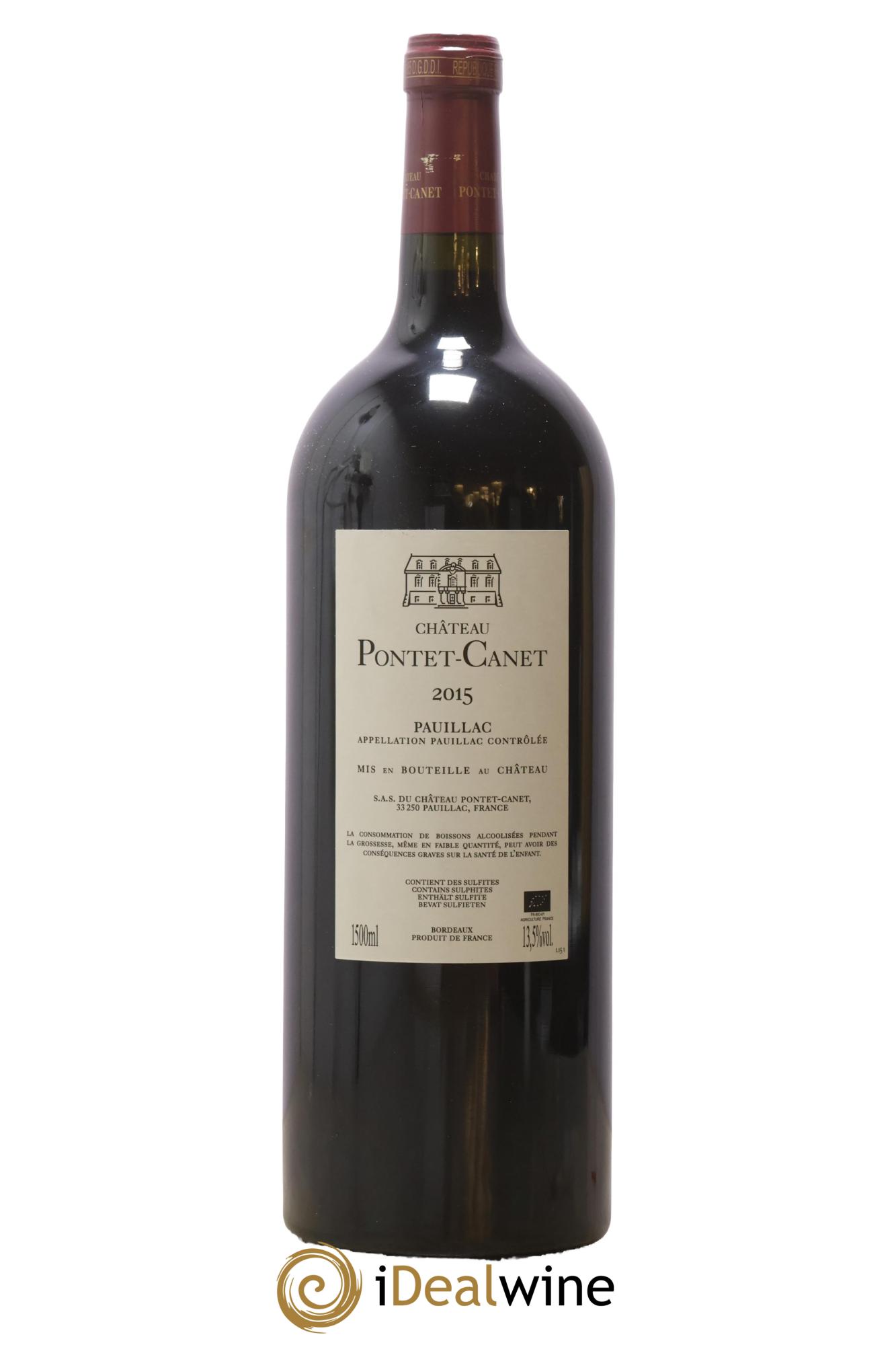 Château Pontet Canet 5ème Grand Cru Classé 2015 - Lotto di 1 magnum - 2