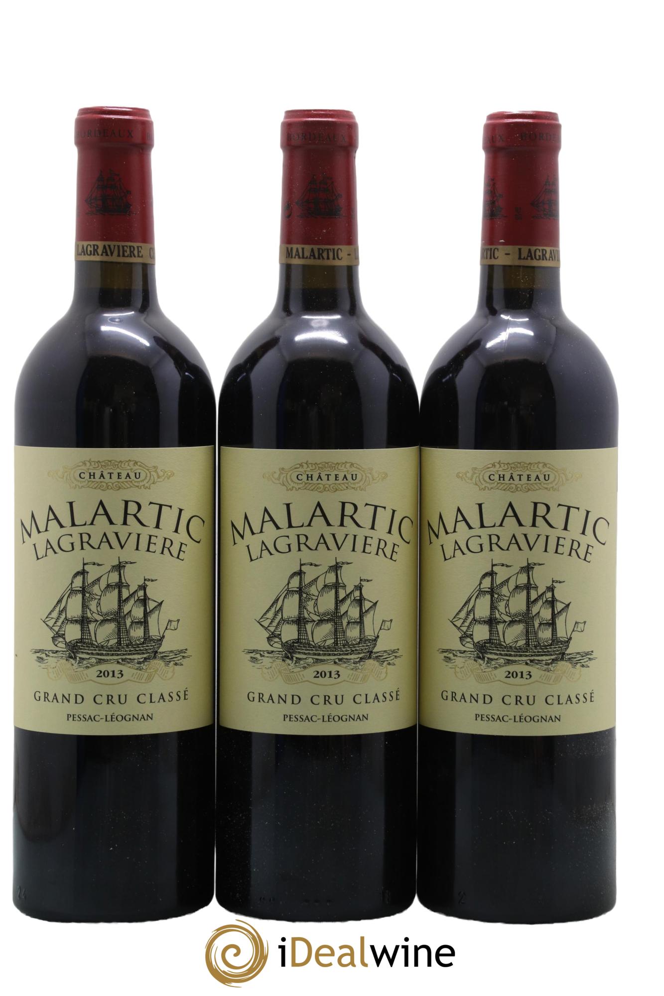Château Malartic-Lagravière Cru Classé de Graves 2013 - Lotto di 12 bottiglie - 3