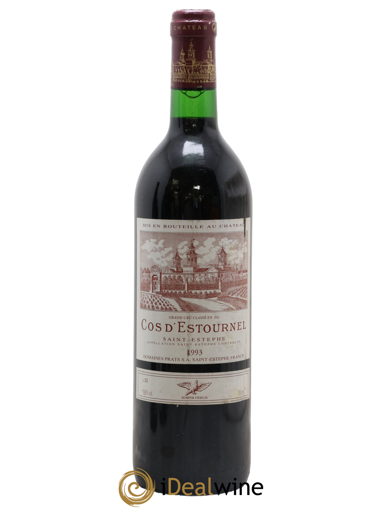 Cos d'Estournel 2ème Grand Cru Classé 1993 - Lot of 1 bottle - 0