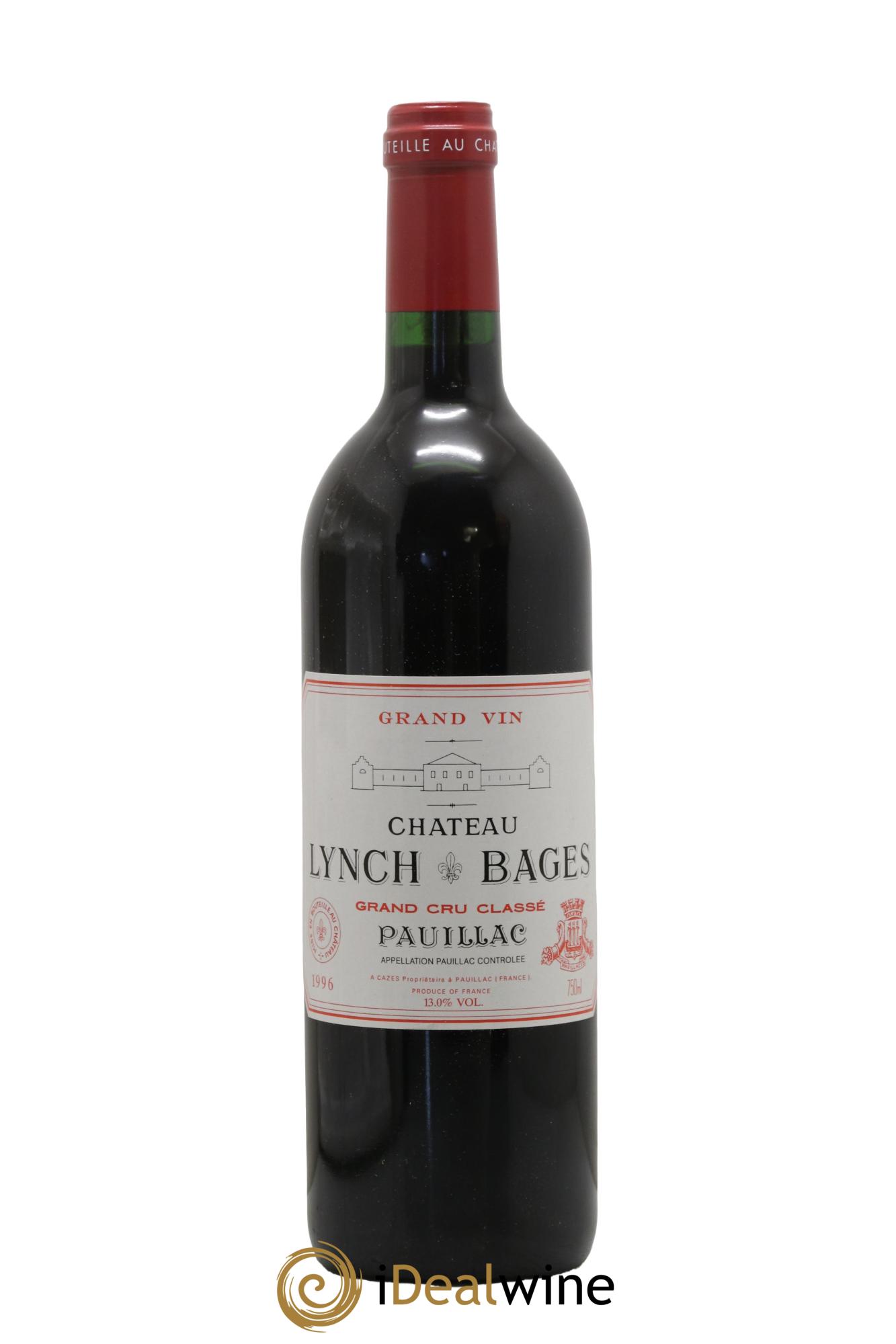 Château Lynch Bages 5ème Grand Cru Classé 1996 - Posten von 1 Flasche - 0