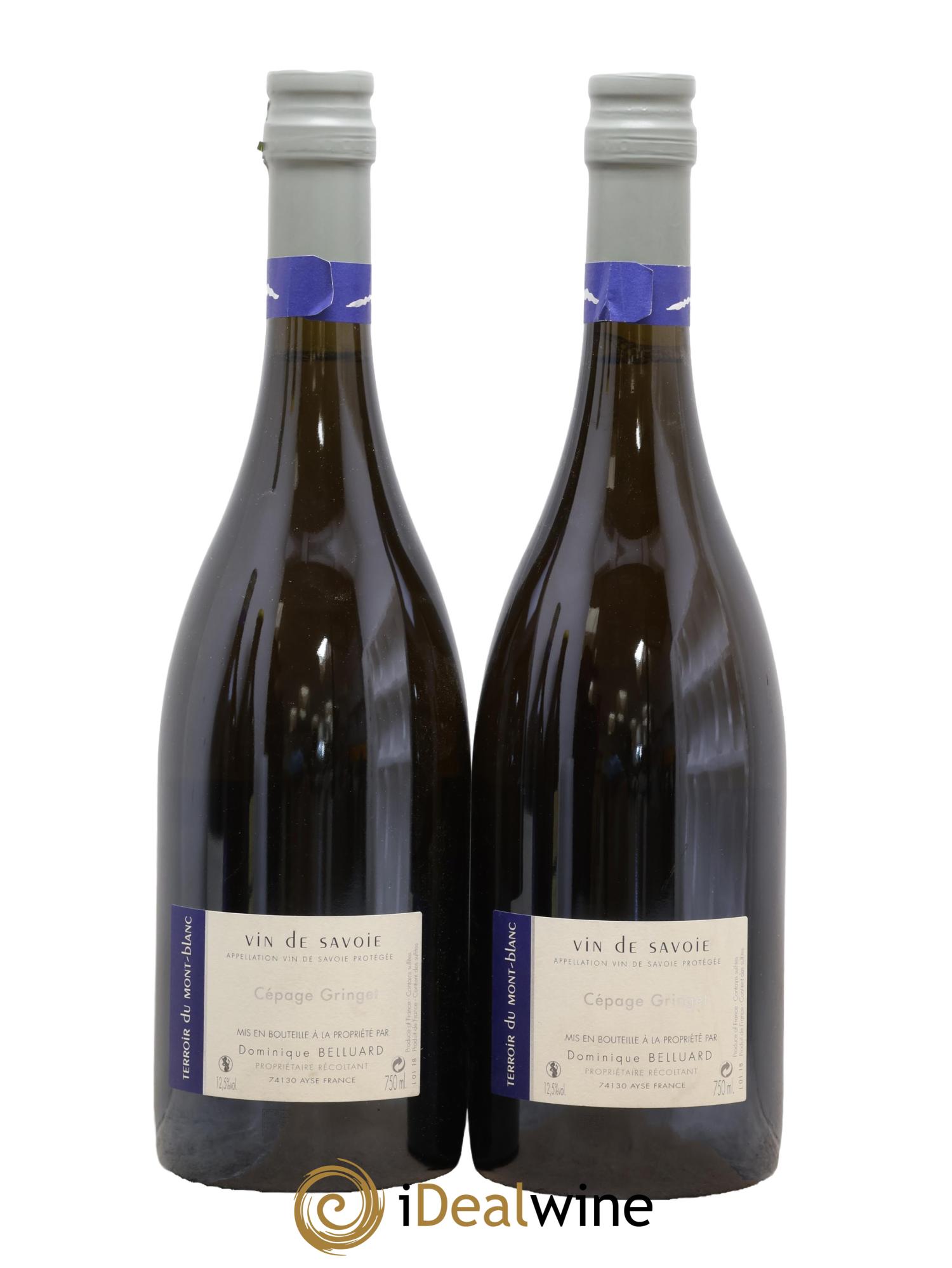 Vin de Savoie Les Alpes Domaine Belluard 2018 - Lot de 2 bouteilles - 1