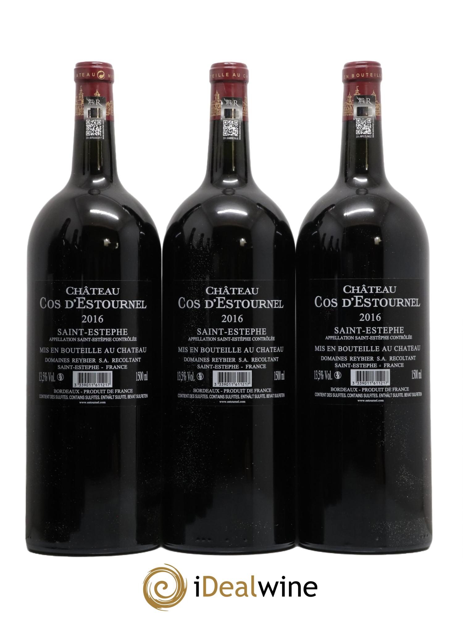 Cos d'Estournel 2ème Grand Cru Classé 2016 - Lot de 6 magnums - 4