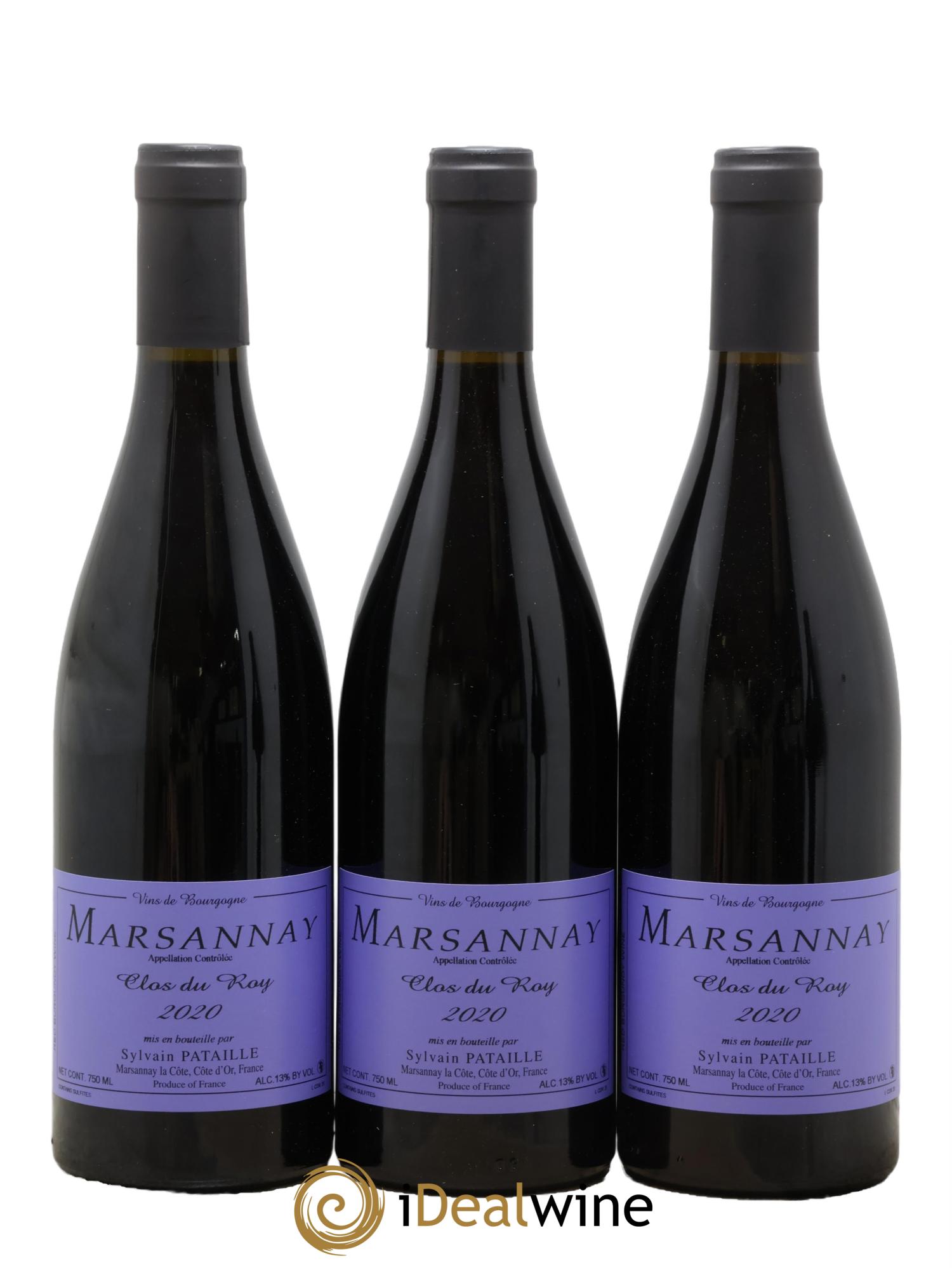Marsannay Clos du Roy Sylvain Pataille (Domaine) 2020 - Lot of 3 bottles - 0