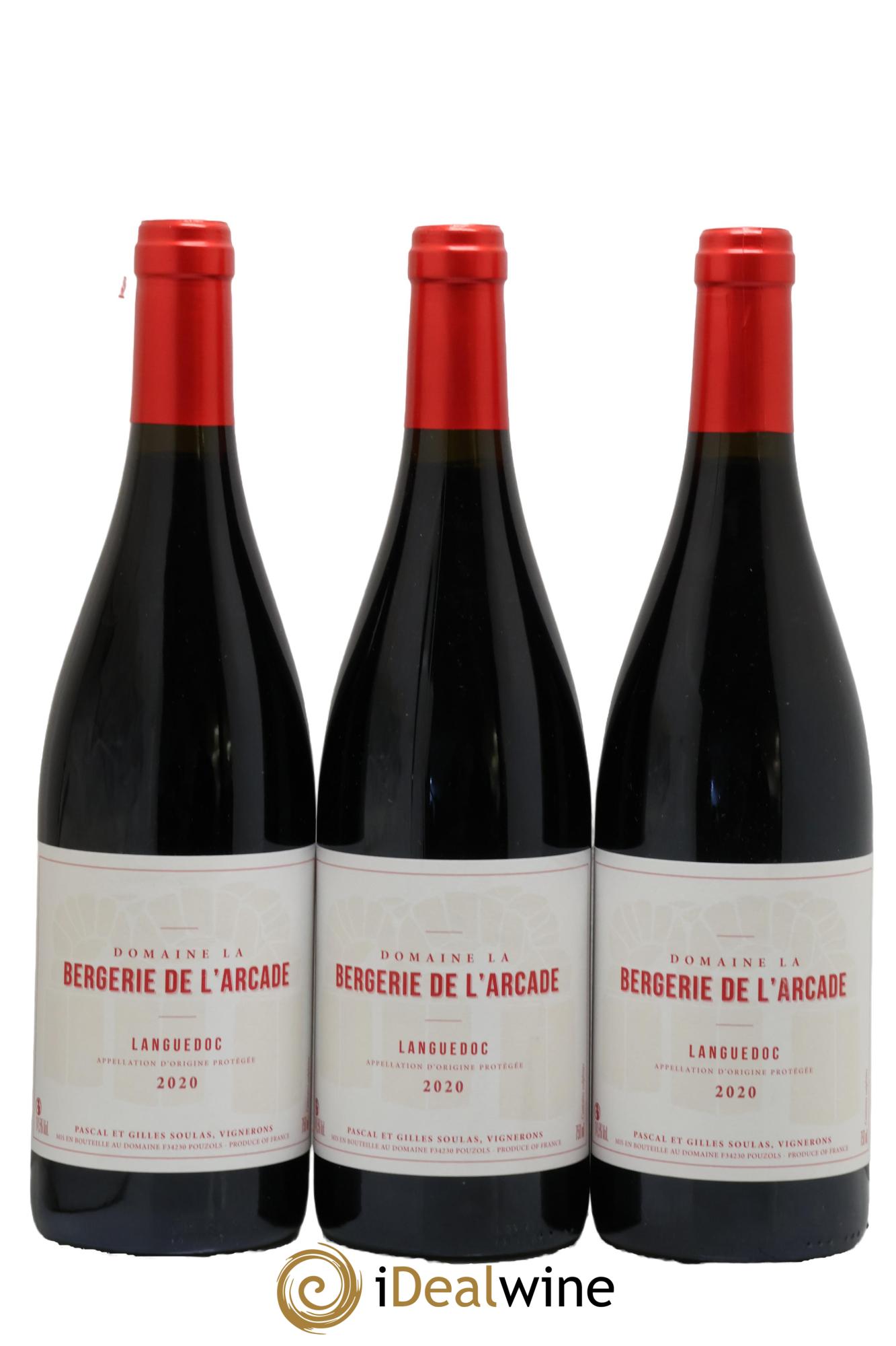 Languedoc La Bergerie de l'Arcade (Domaine) 2020 - Lot de 3 bouteilles - 0