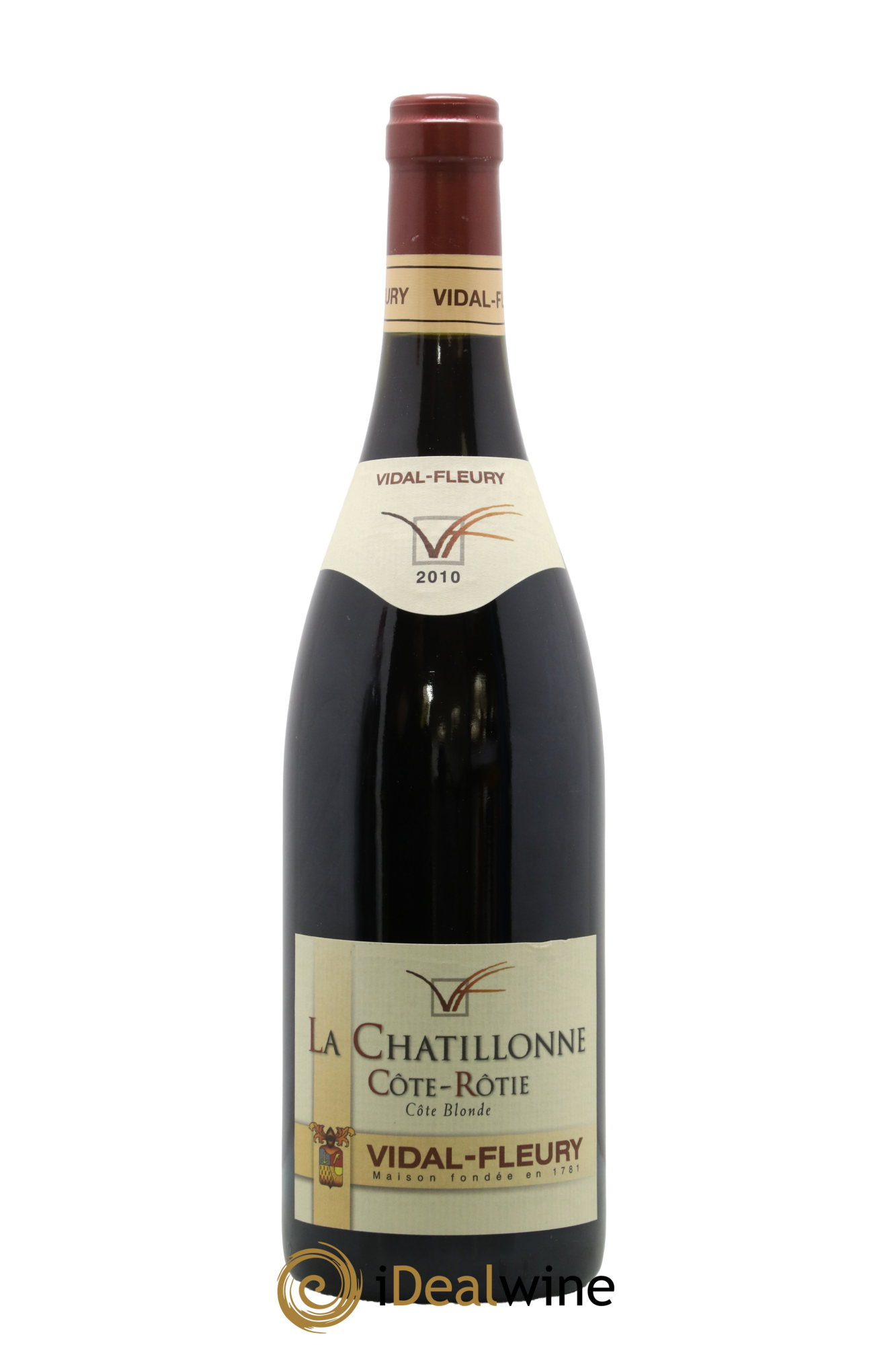 Côte-Rôtie la Chatillonne Côte Blonde Vidal Fleury 2010 - Lot de 1 bouteille - 0