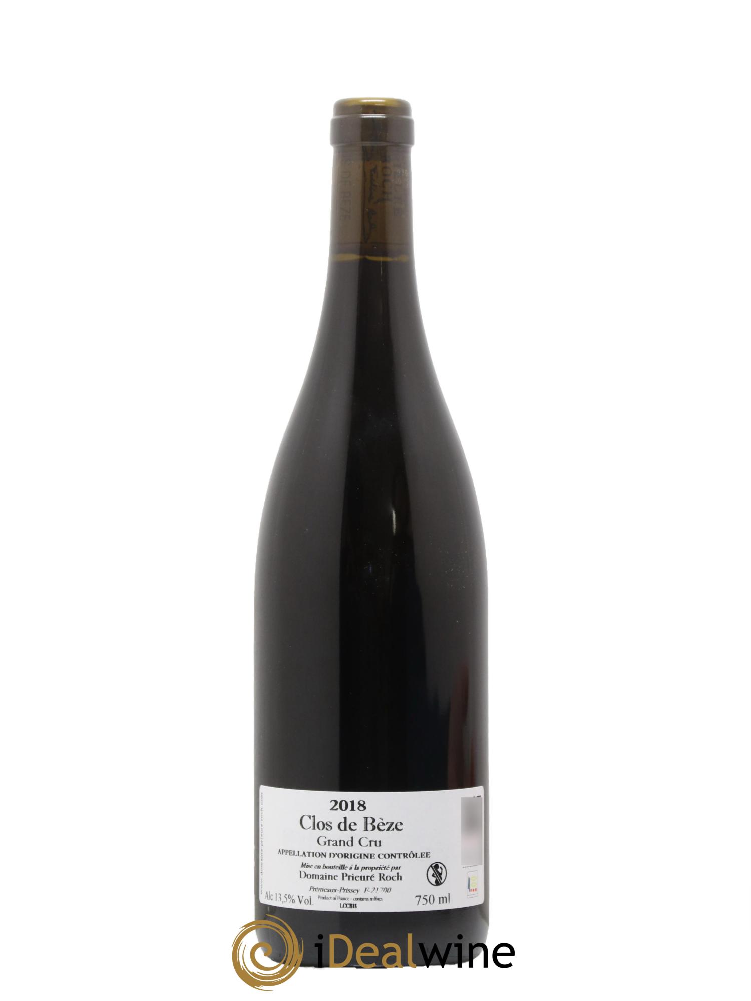 Chambertin Clos de Bèze Grand Cru Prieuré Roch 2018 - Lot de 1 bouteille - 1