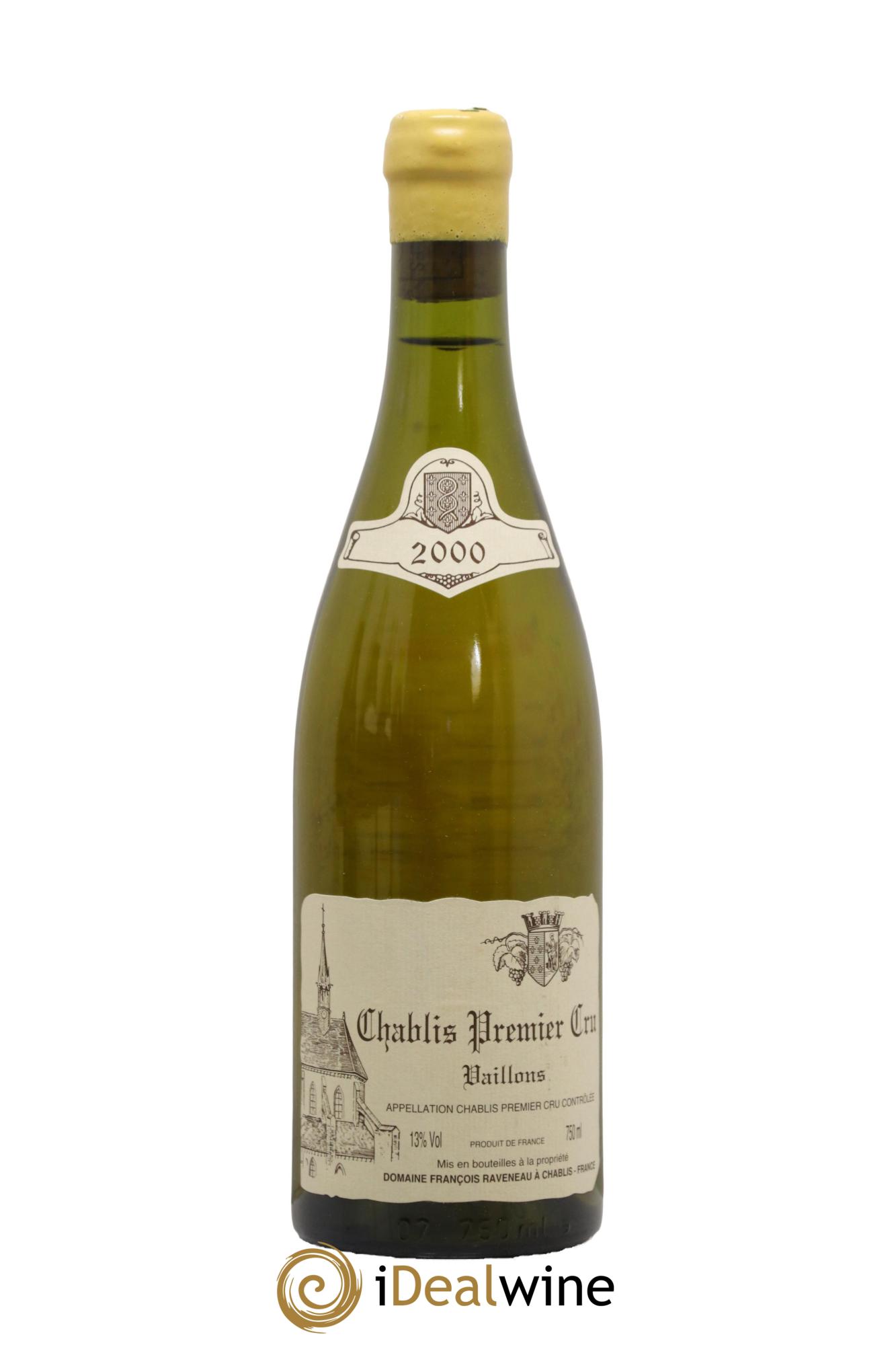 Chablis 1er Cru Vaillons Raveneau (Domaine) 2000 - Lot of 1 bottle - 0