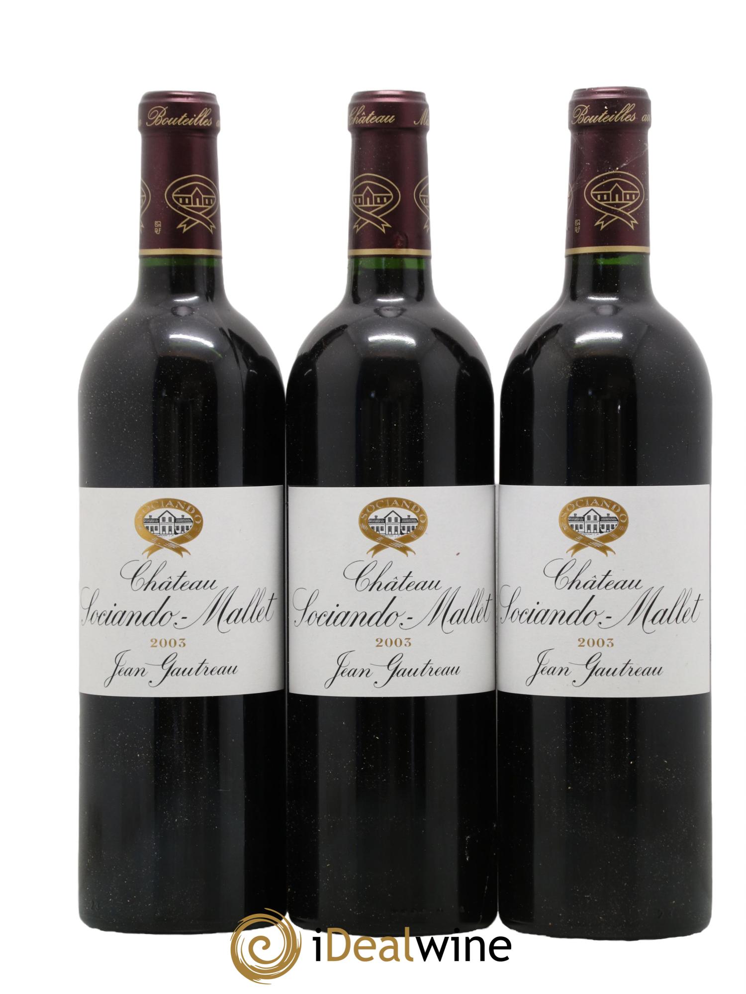 Château Sociando Mallet 2003 - Lot de 12 bouteilles - 4