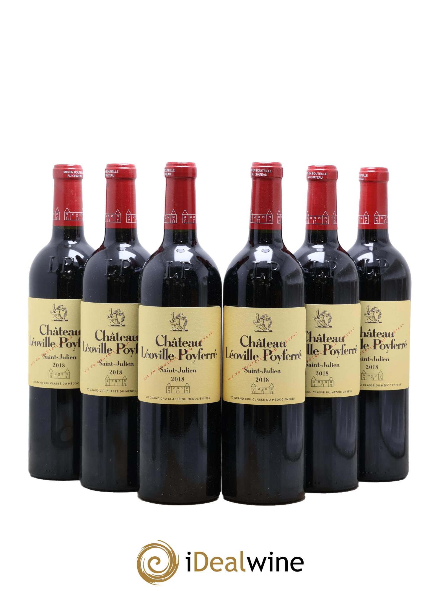 Château Léoville Poyferré 2ème Grand Cru Classé 2018 - Lot de 6 bouteilles - 0