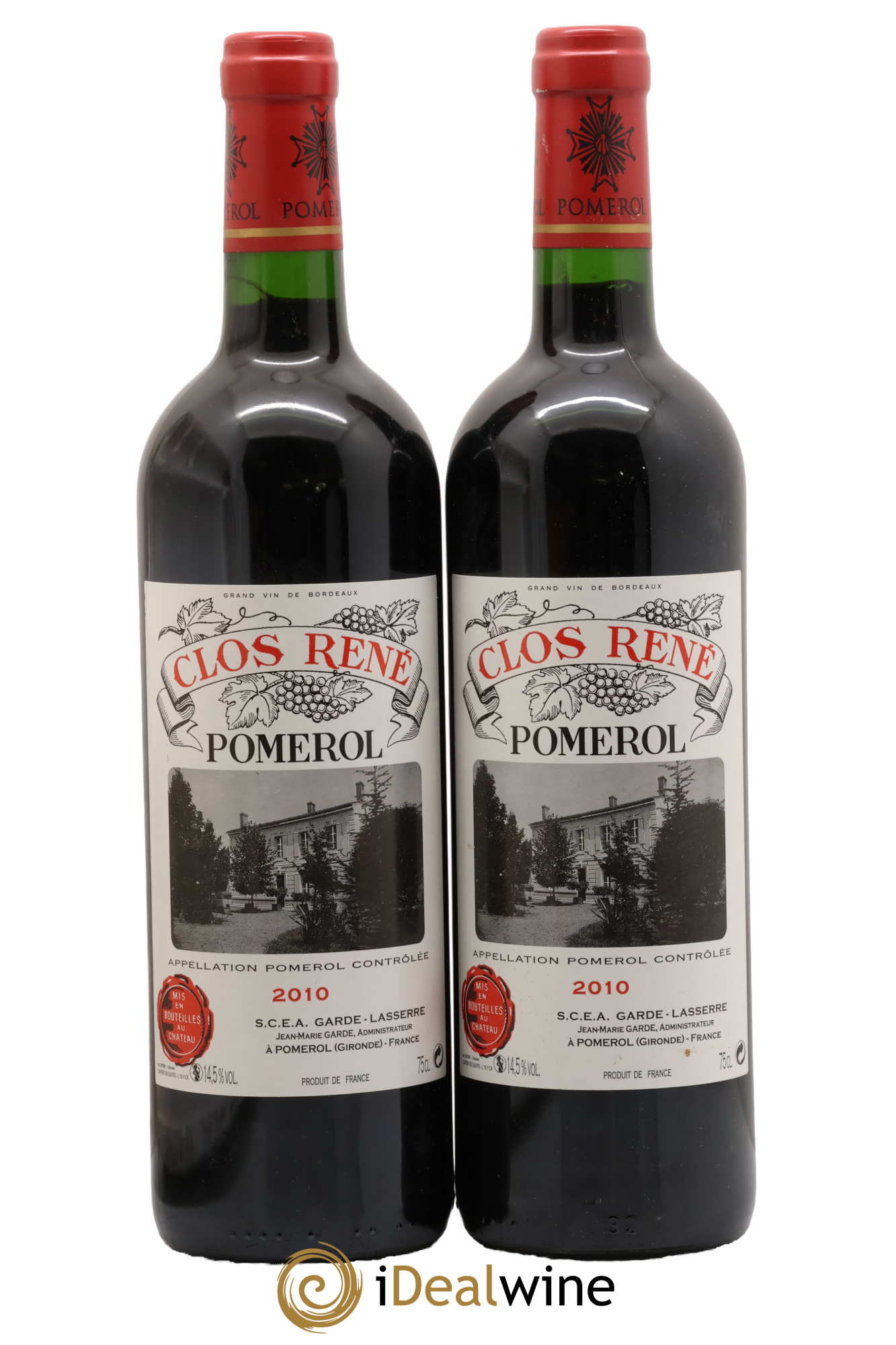 Clos René 2010 - Posten von 2 Flaschen - 0